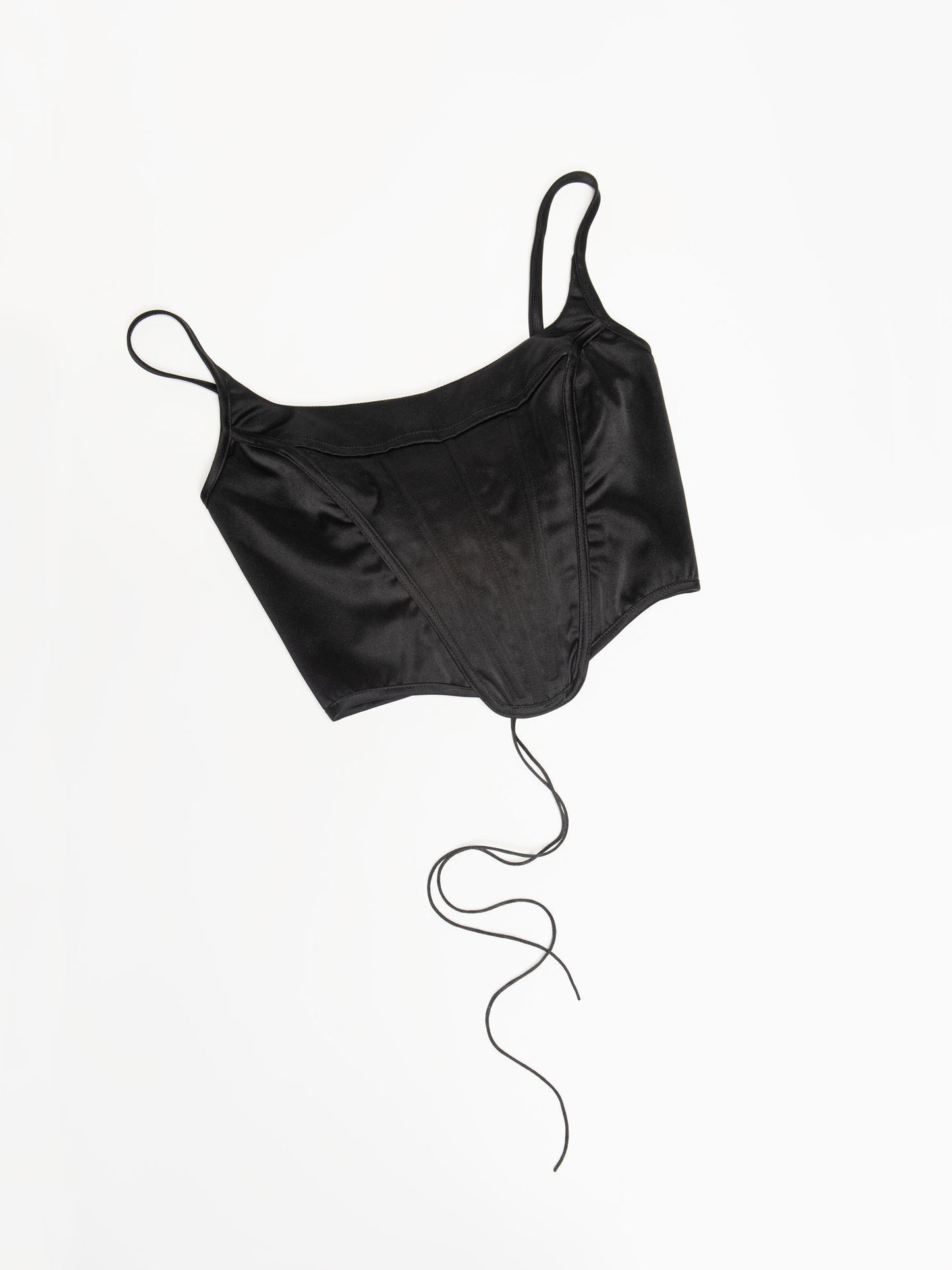 ''Marry the Night'' Satin Corset Top
