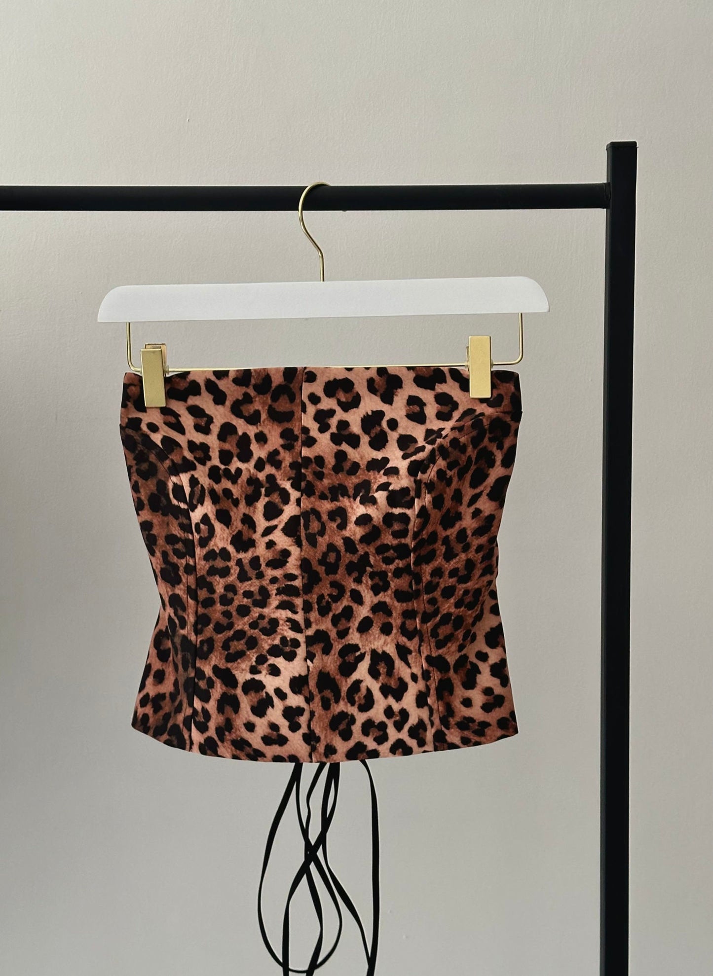 ''Brooklyn Baby'' Leopard Corset Top