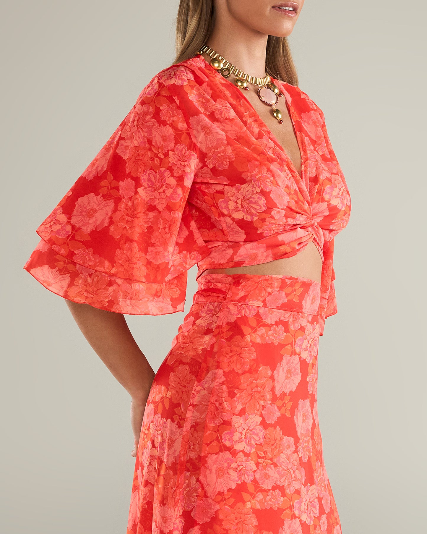 ISABELLA MAXI WRAP SKIRT