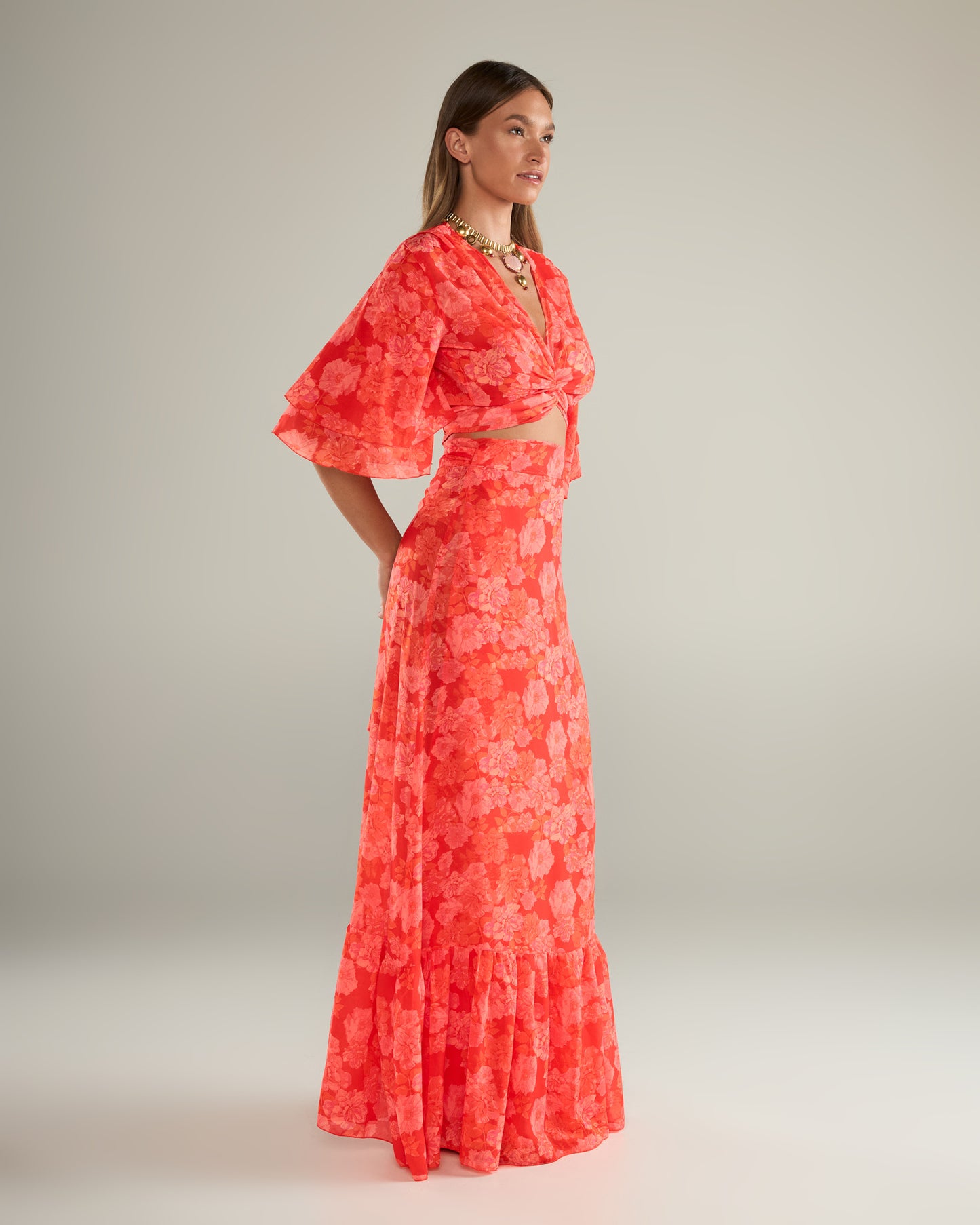 ISABELLA MAXI WRAP SKIRT