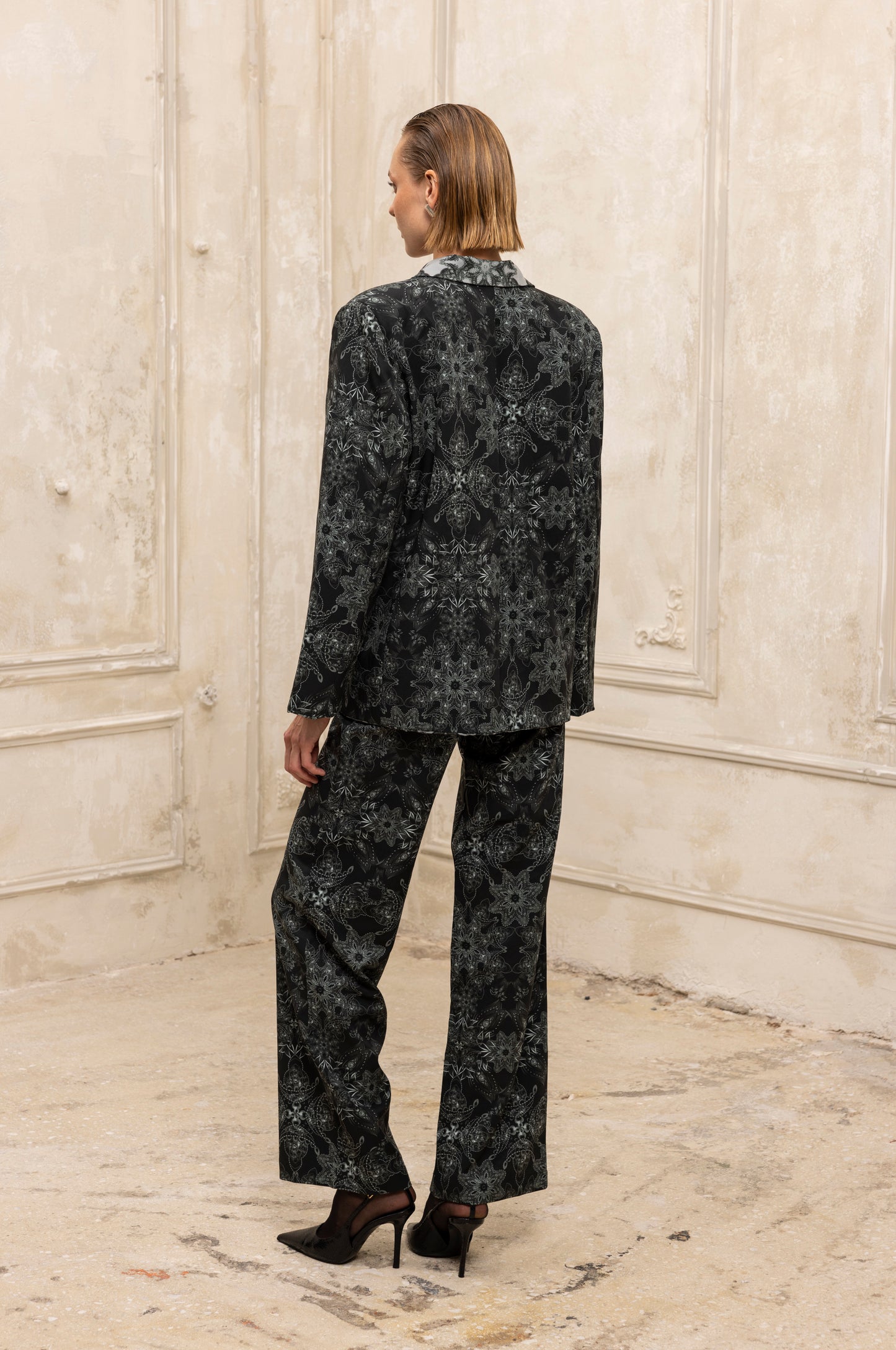 Caleidoscope Lace Blazer double faced