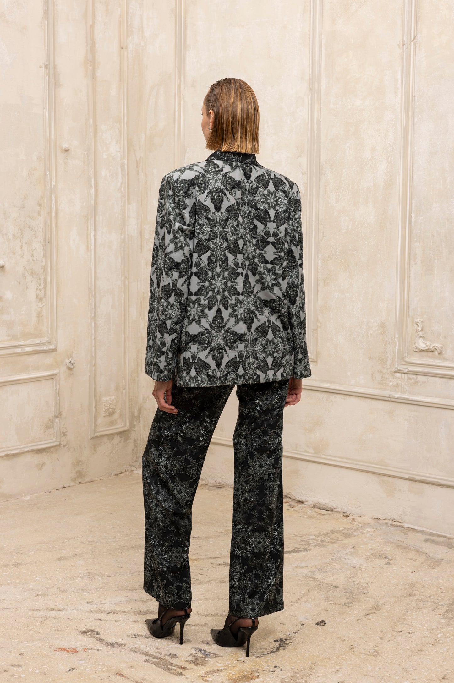 Caleidoscope Lace Blazer double faced