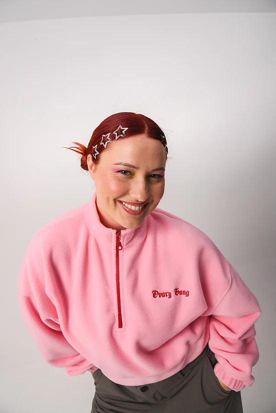 Petrify The Patriarchy - Half zipped Polar Fleece