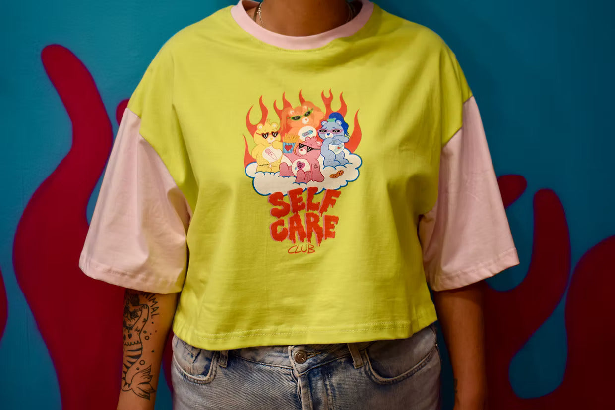 Self Care Bears - Crop T-shirt