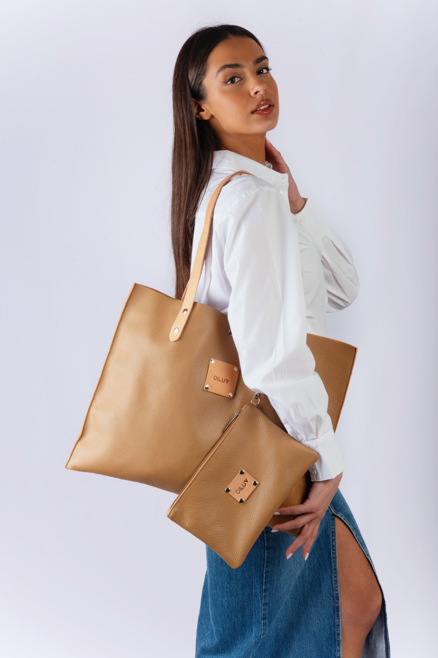 Funky Dollaro Beige Bag