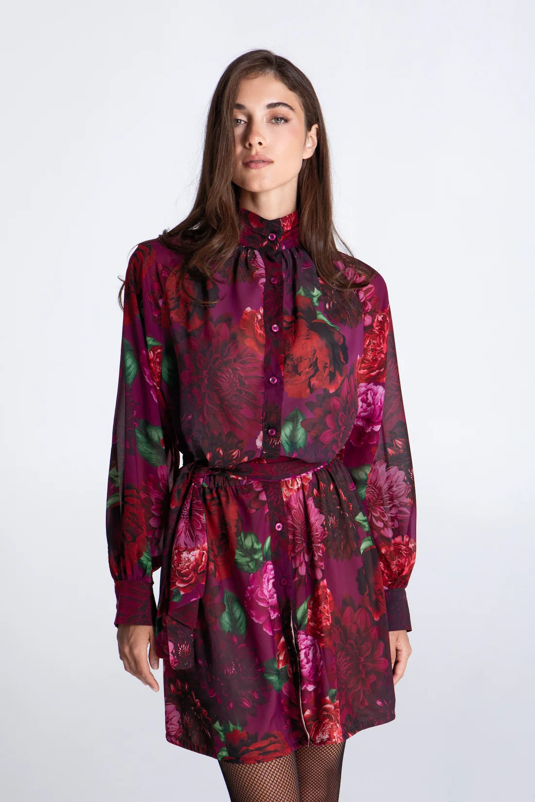 MARBELLE MINI DRESS WITH BELT