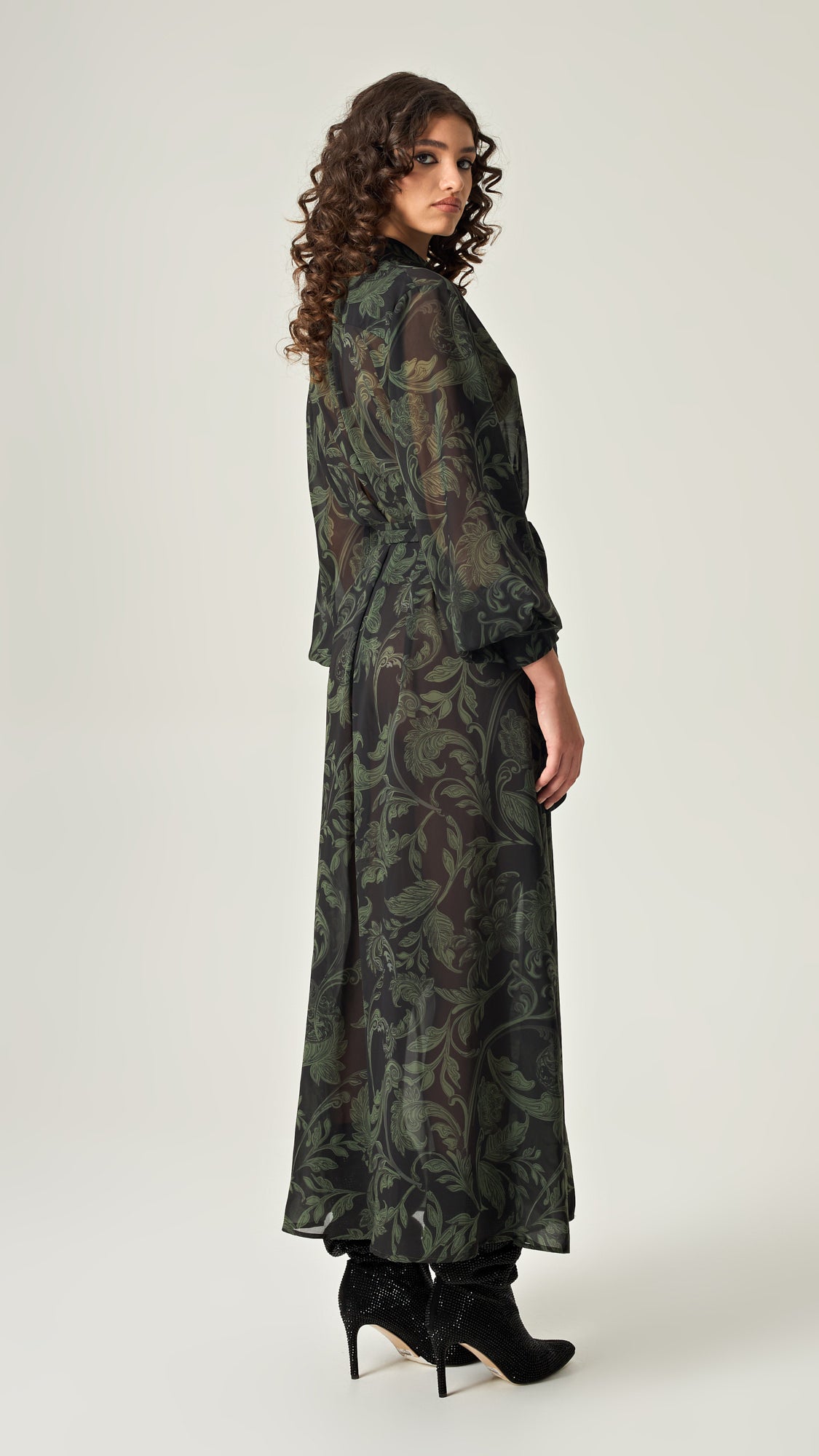 EMERALD SHADOWS SHIRTDRESS