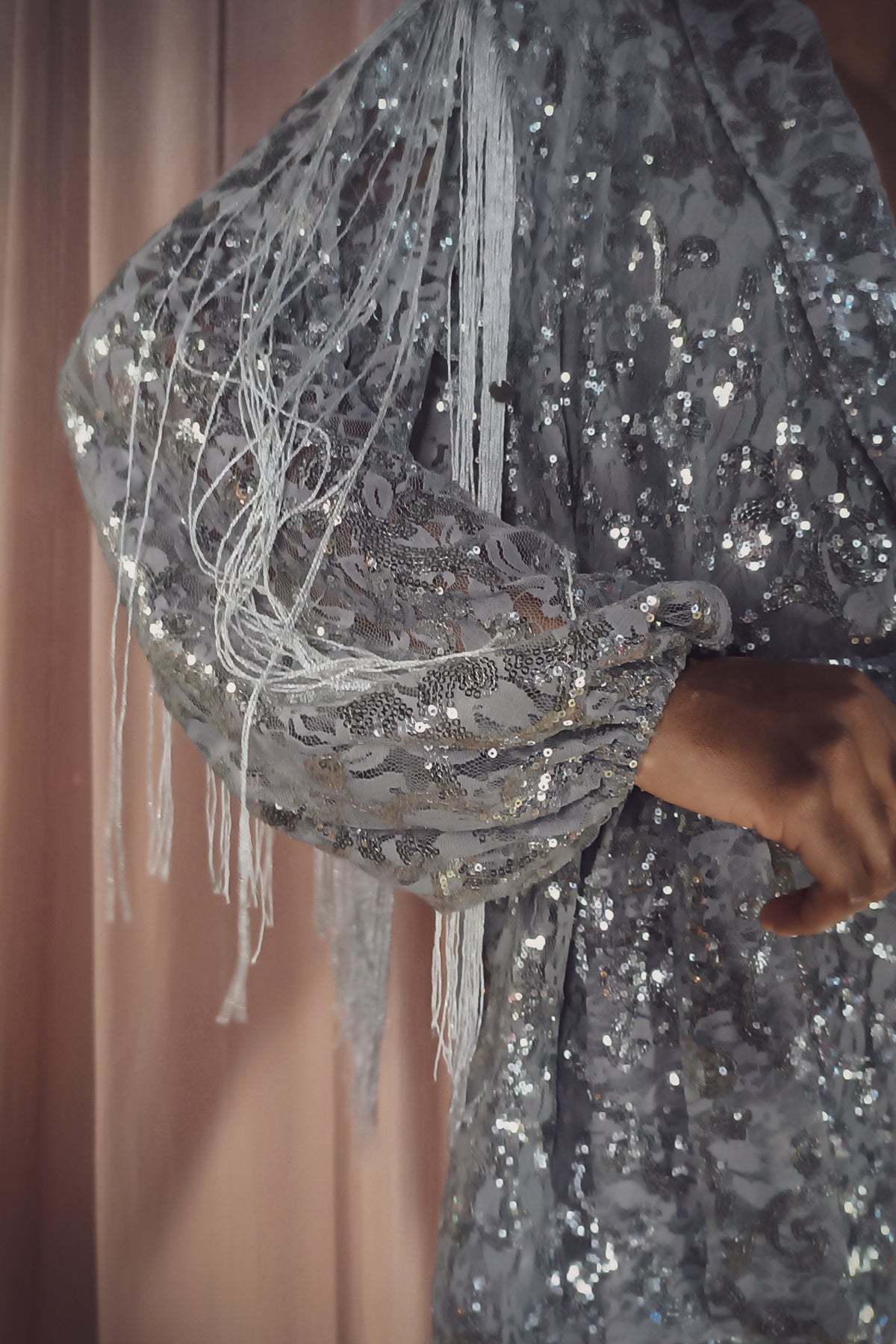 EVITA KIMONO/BLAZER (silver)