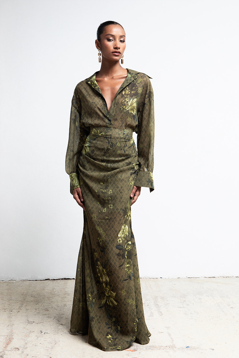 AVELINE MERMAID MAXI SKIRT