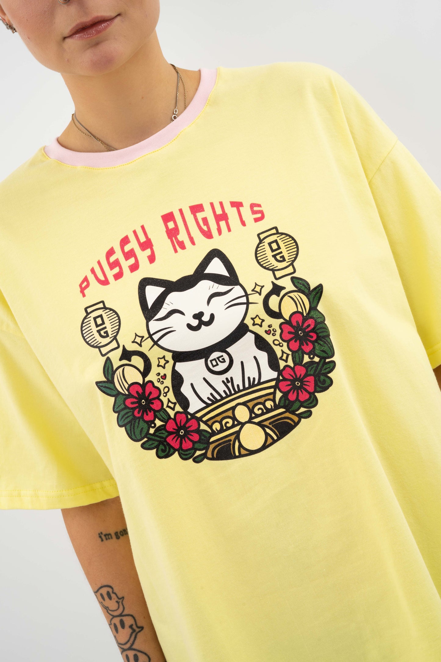 Pussy Rights Maneki Neko - T-Shirt