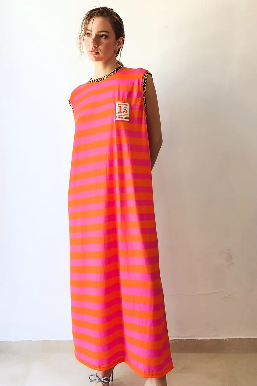 MELTEMI DRESS (pink/orange)