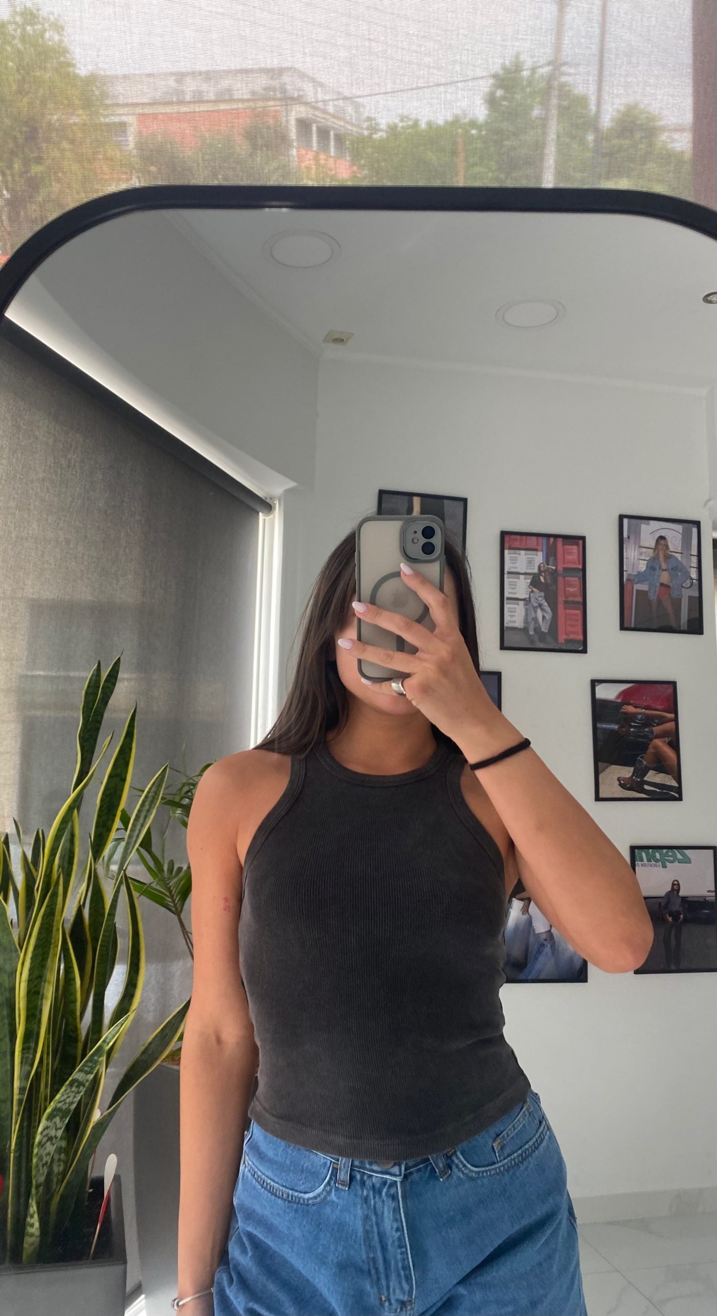 Eri Bamboo Tank Top Grey