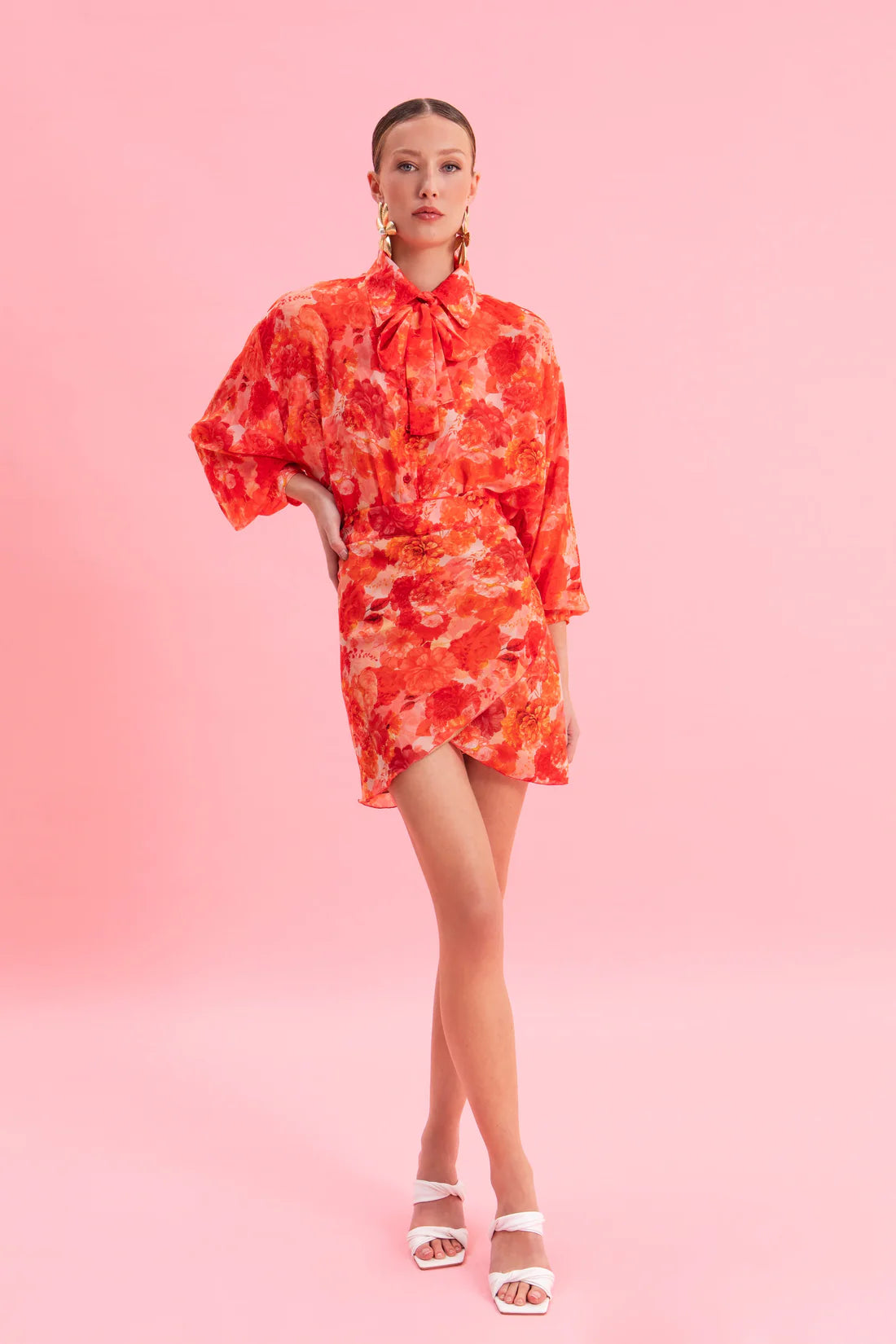 SUNSET DREAM MINI WRAP SKIRT