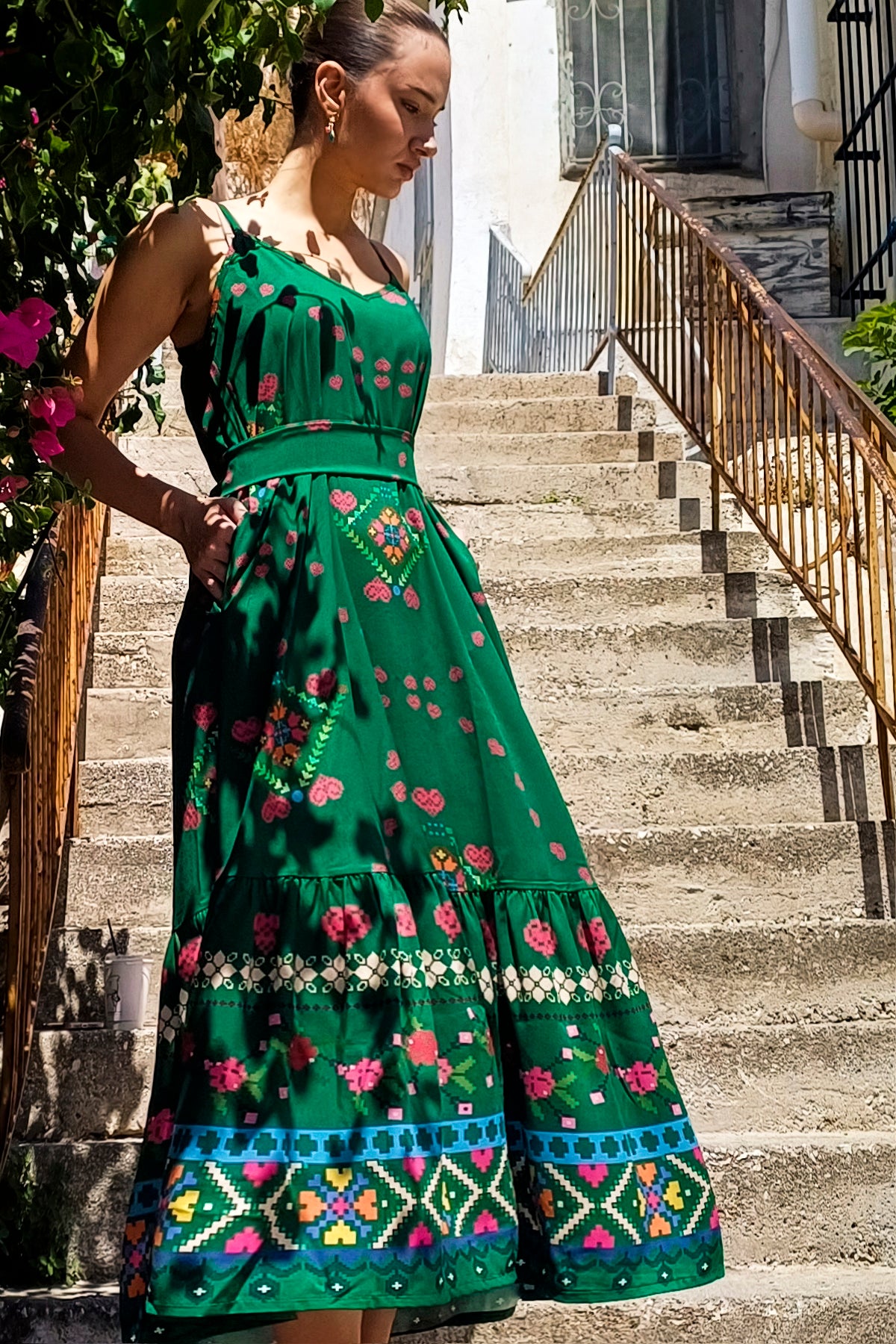 AGAPI DRESS (GREEN)
