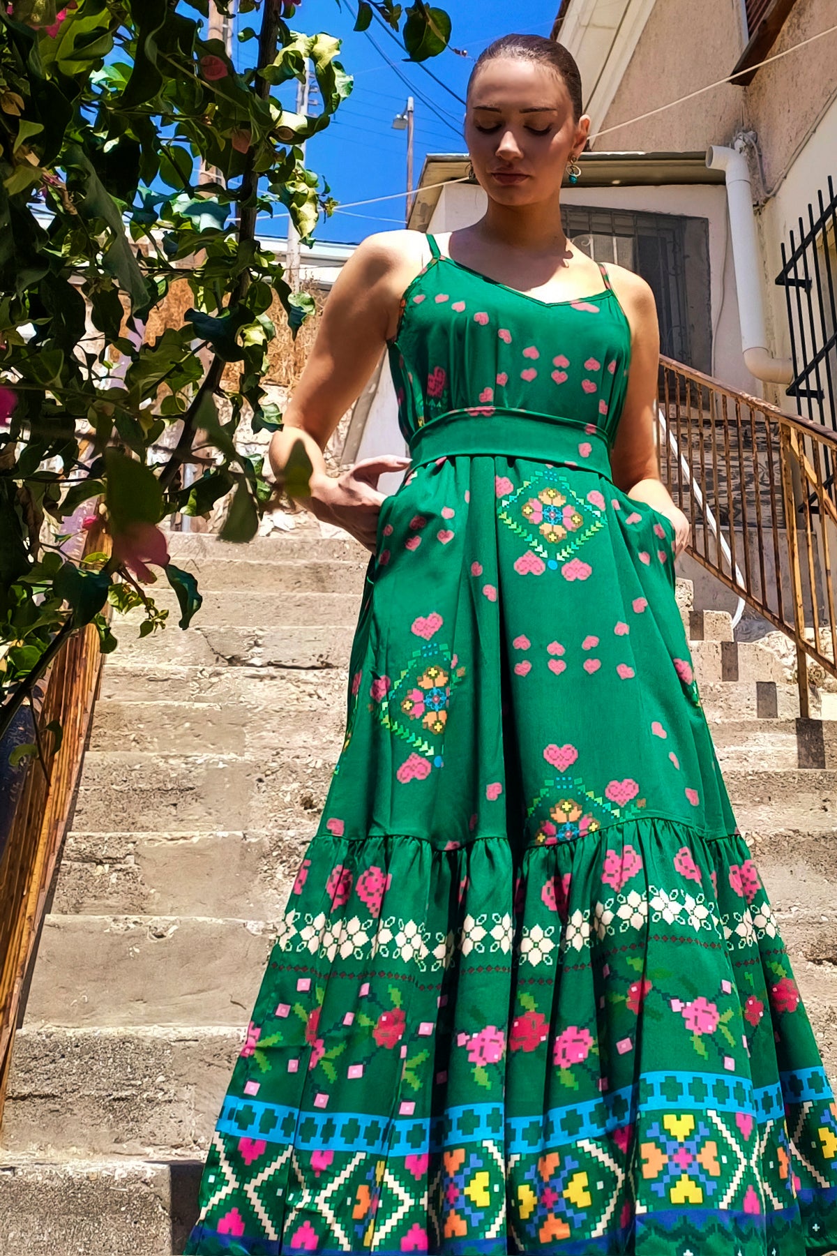 AGAPI DRESS (GREEN)