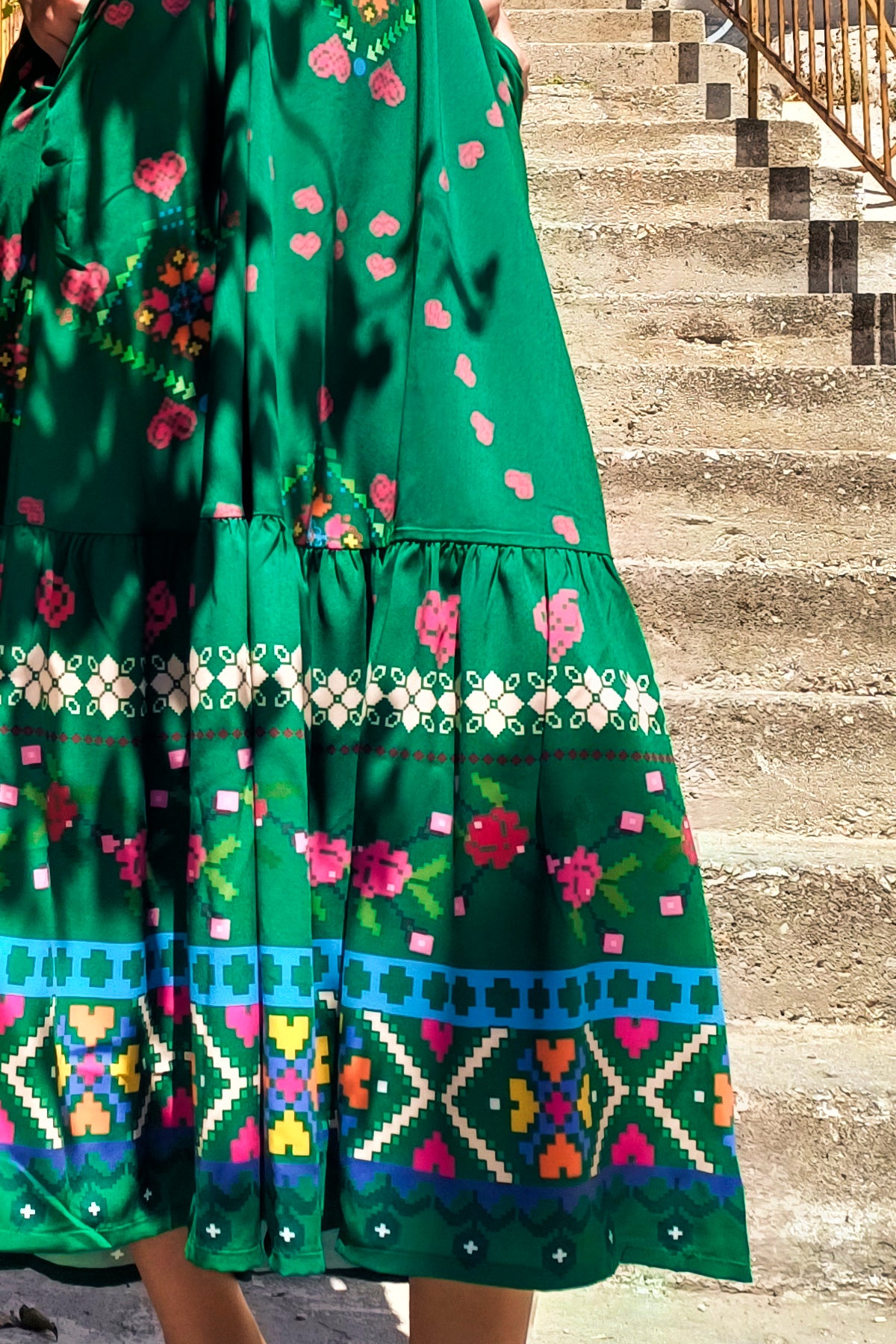 AGAPI DRESS (GREEN)