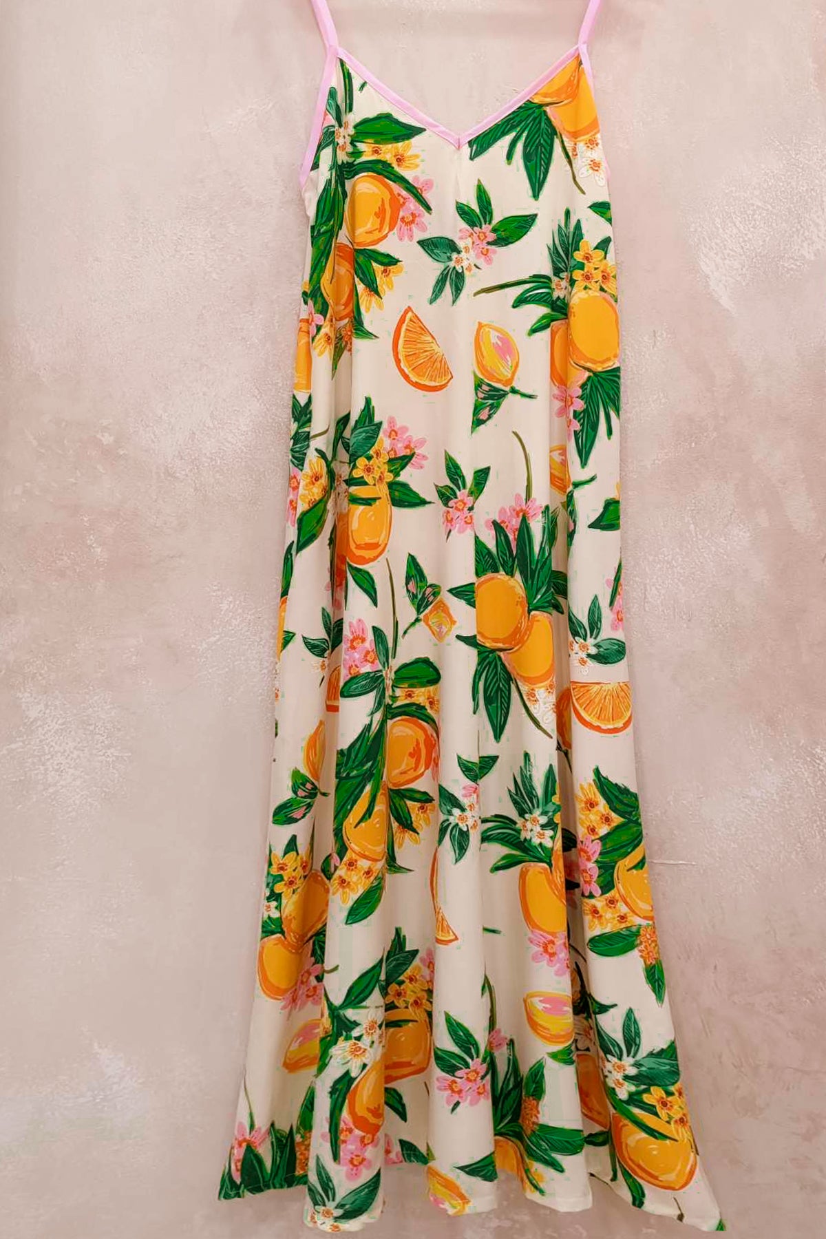 ANNITA DRESS (ORANGES)