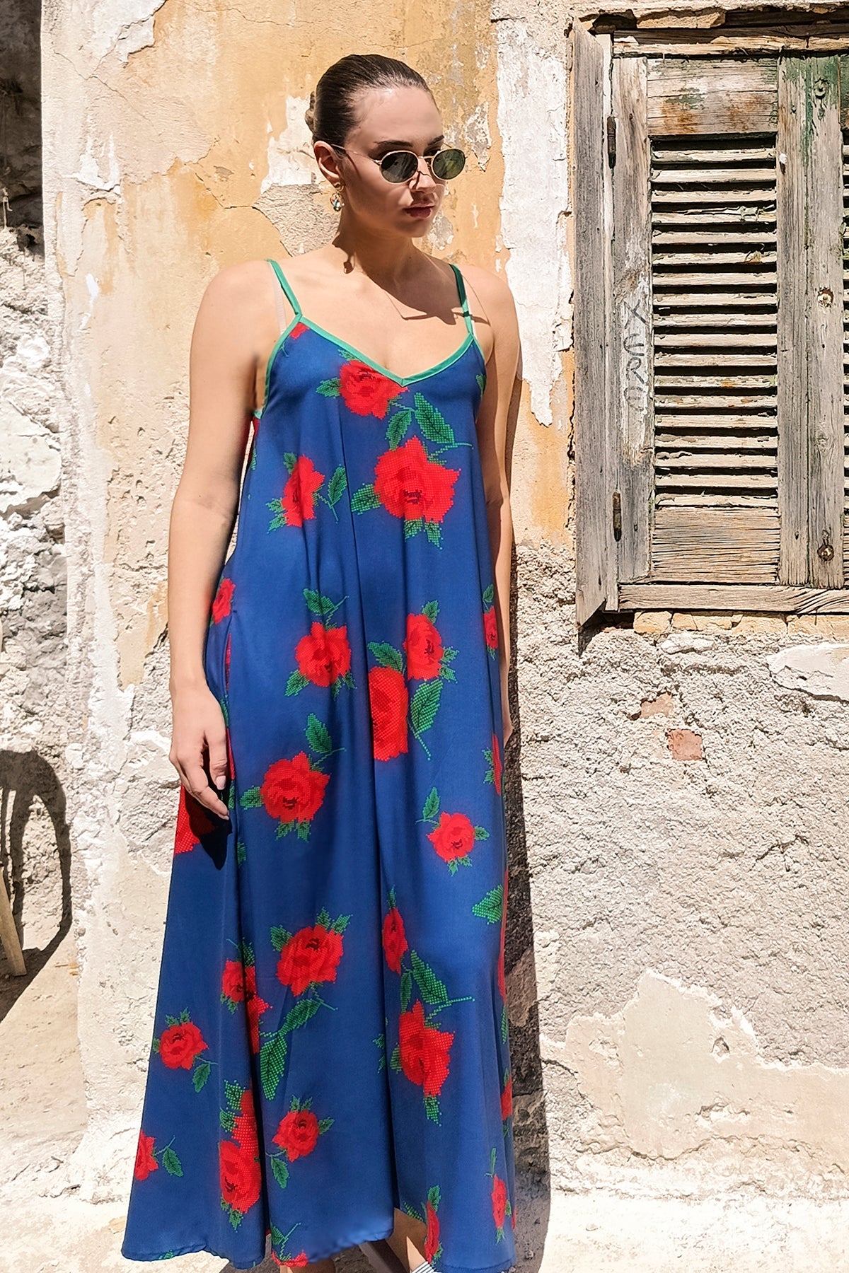 ANNITA DRESS (BLUE)