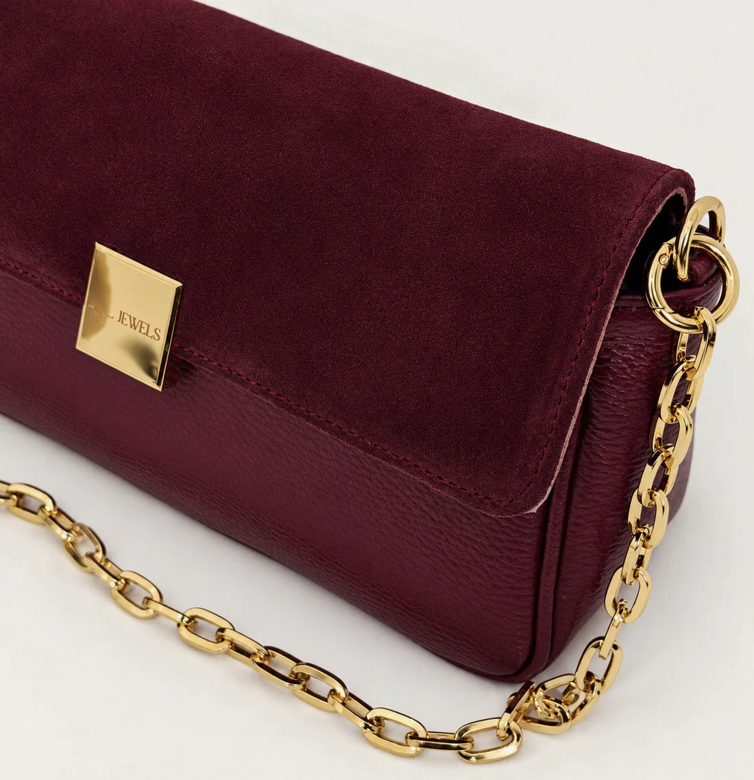 NEIRA MINI (bordeaux combo genuine leather)