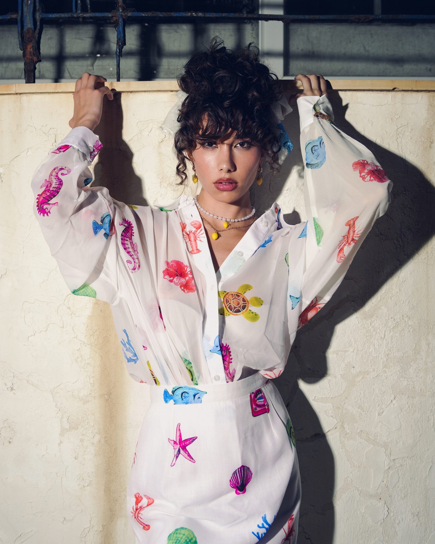 Odile Linen Mini Skirt