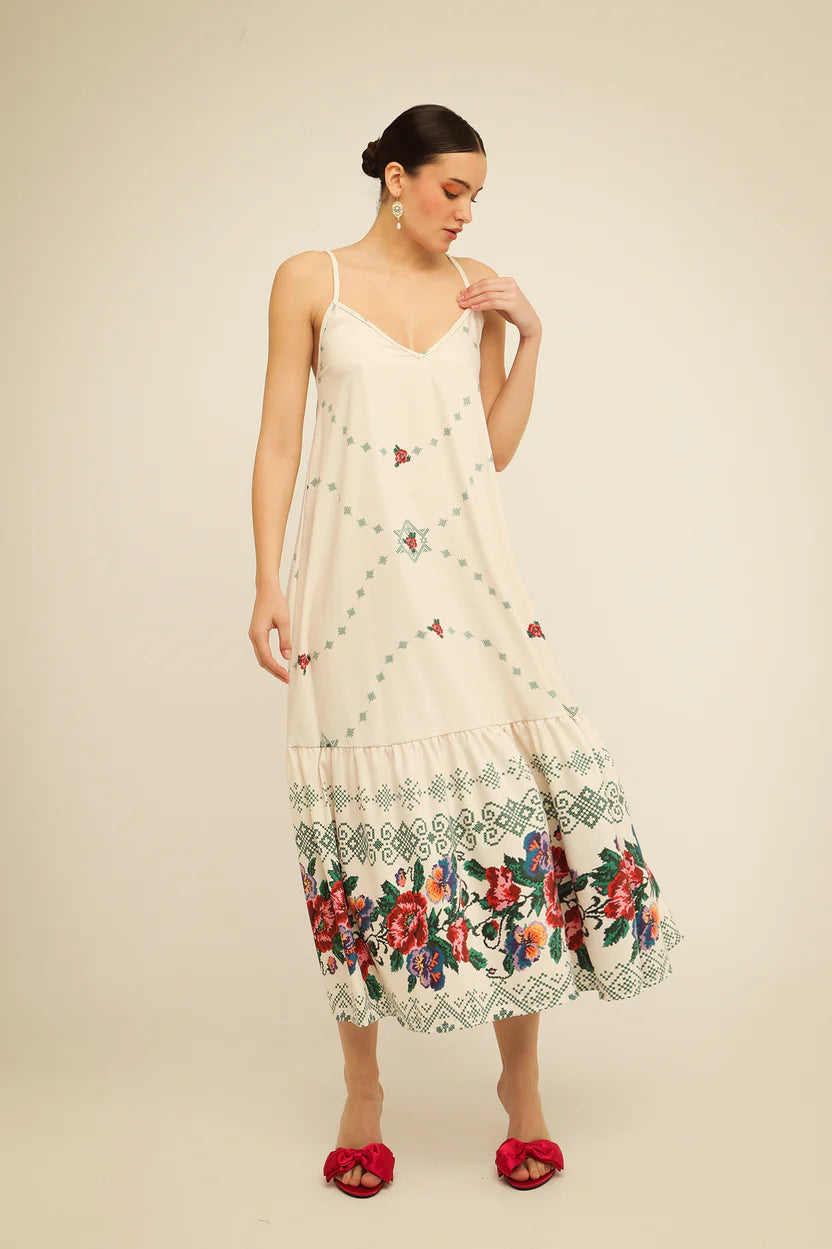 BELLA DRESS (IVORY)