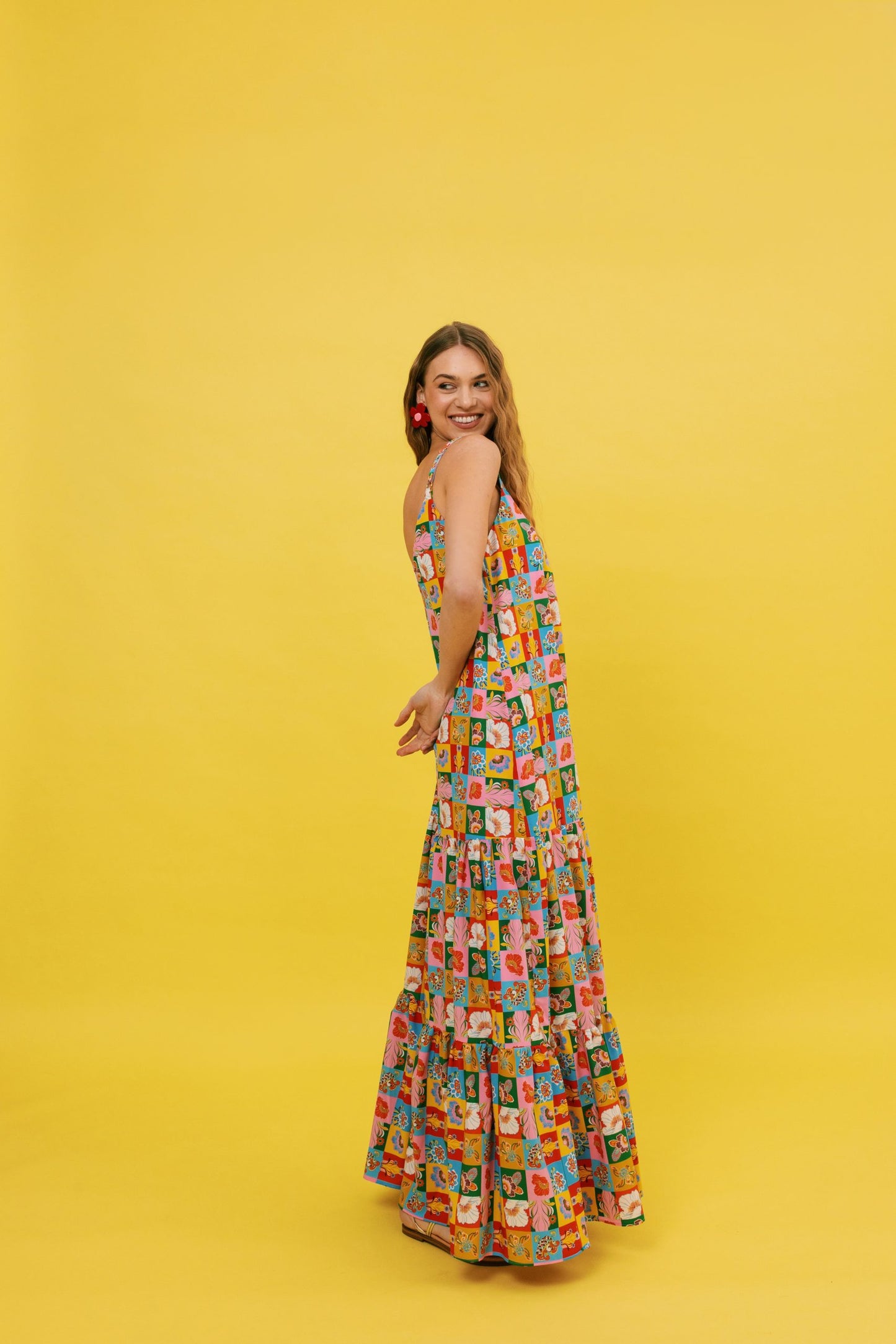 Lora Dress (Pop Blue)