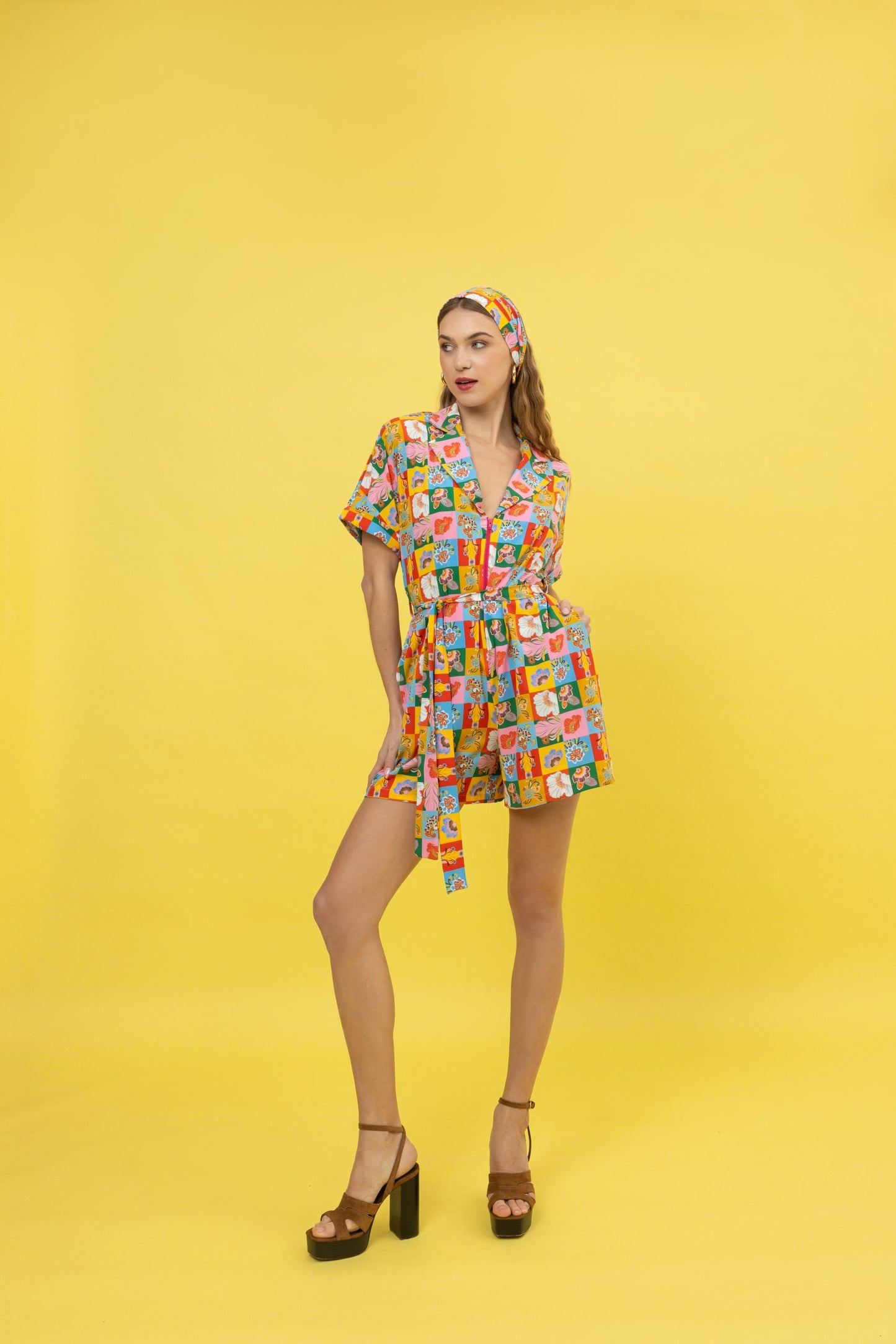 Candy Jumpsuit (Pop Blue)