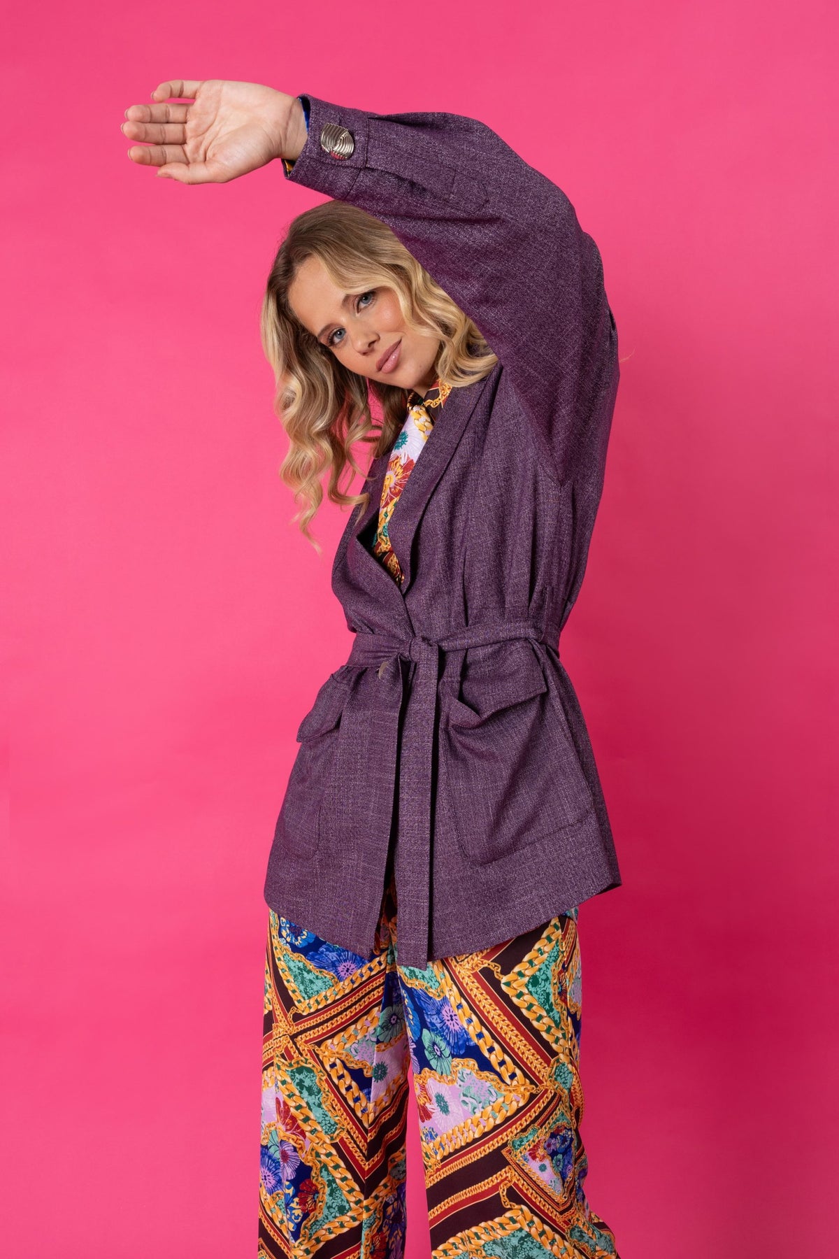 Σακάκι Lorena Dark Purple