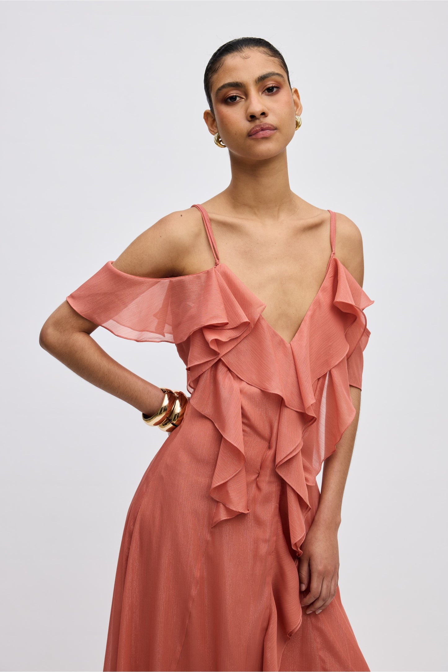 AGAPI DRESS SALMON