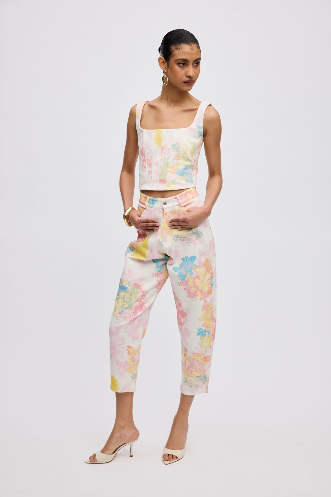 Floral Mist Jean Corset