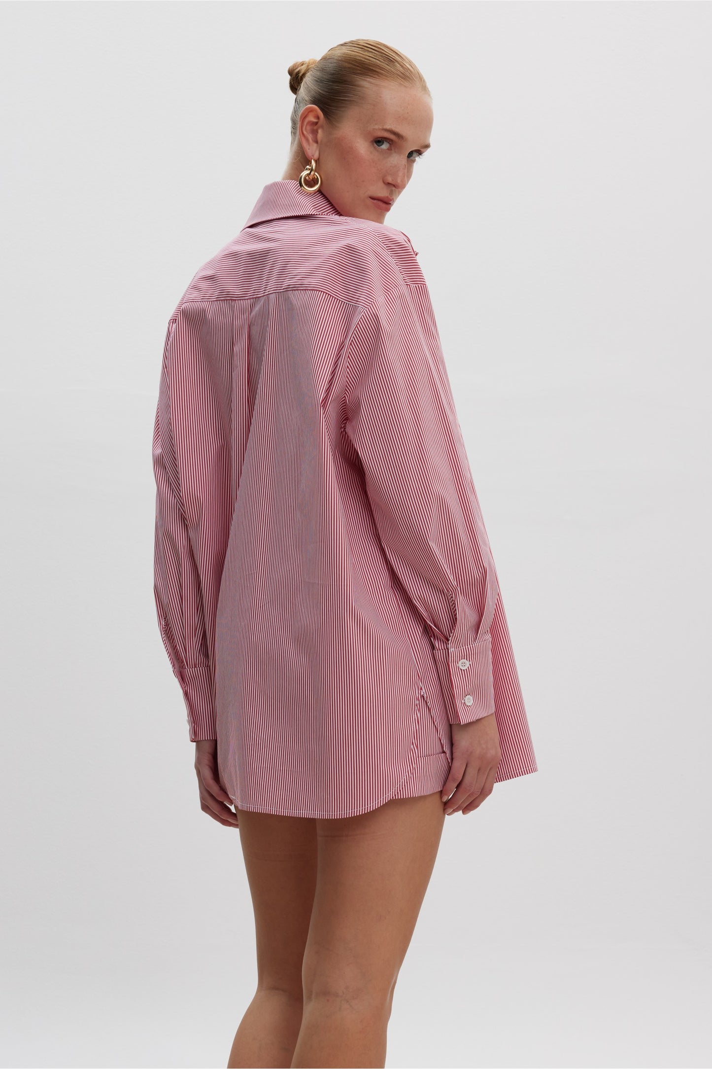 La Vie En Ciel Red Stripes Shirt