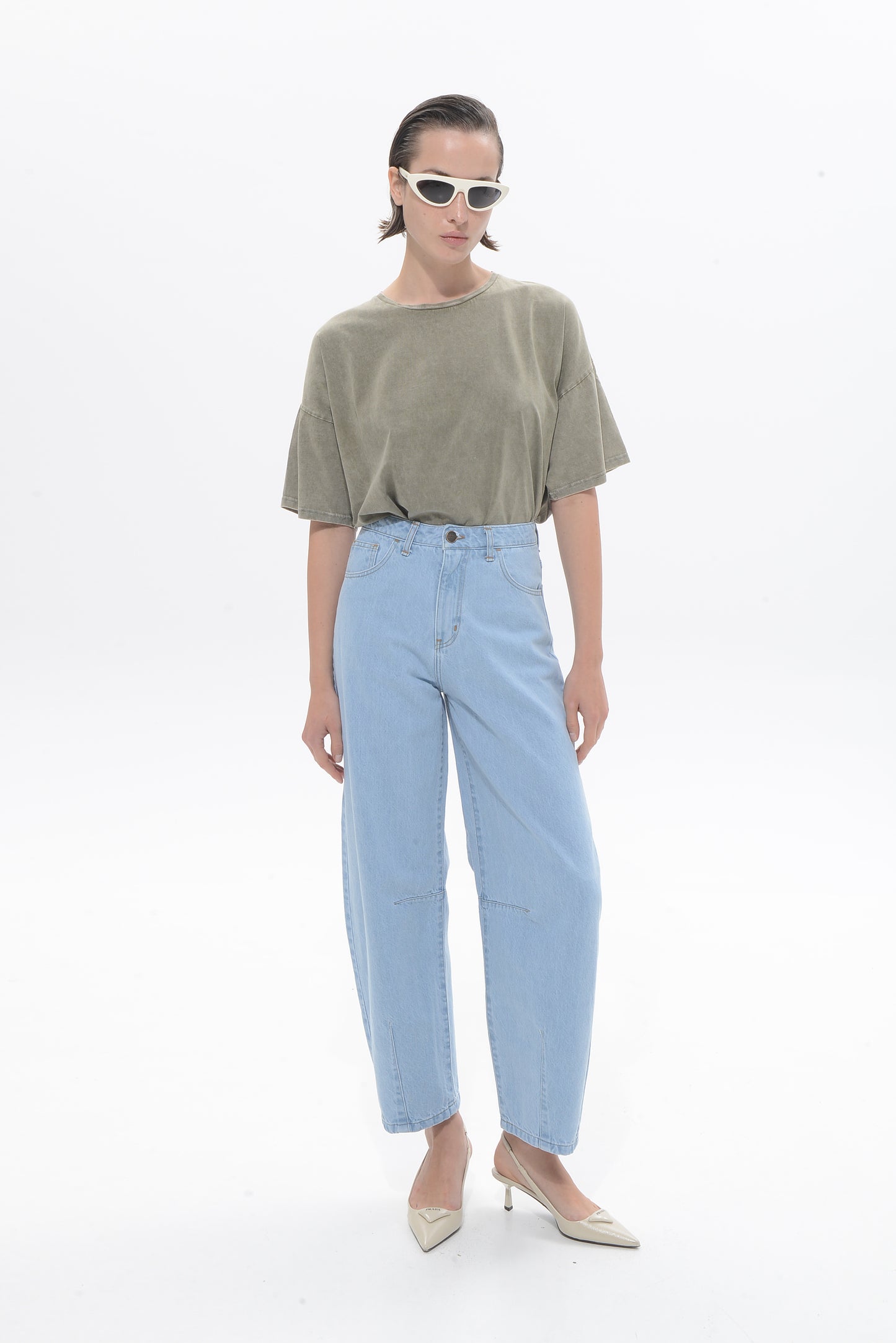 Inna Balloon Light Blue Denim