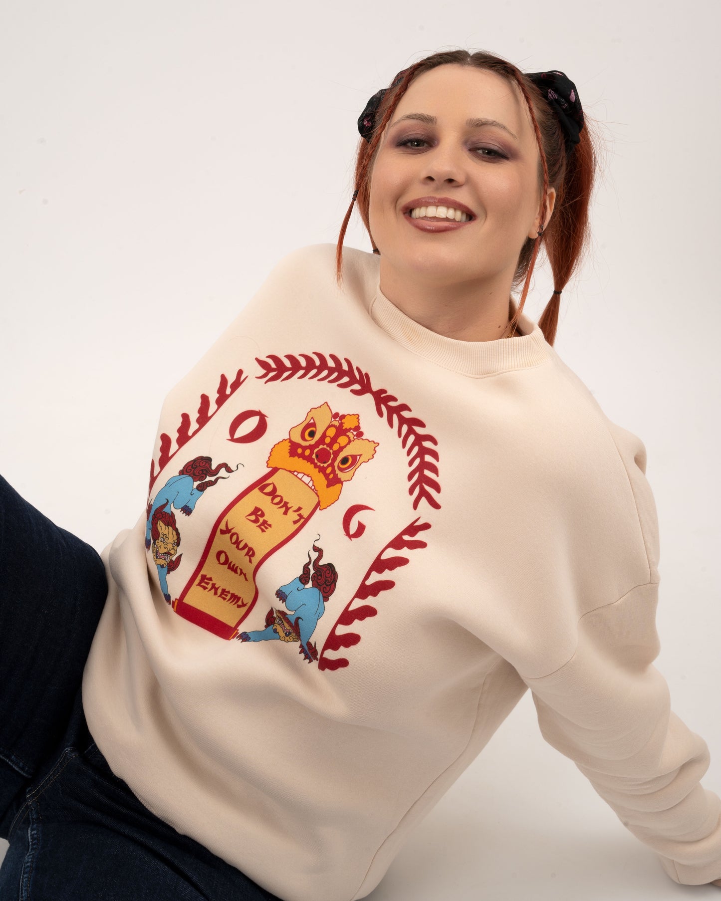 Own Your Power - Beige Hoodie