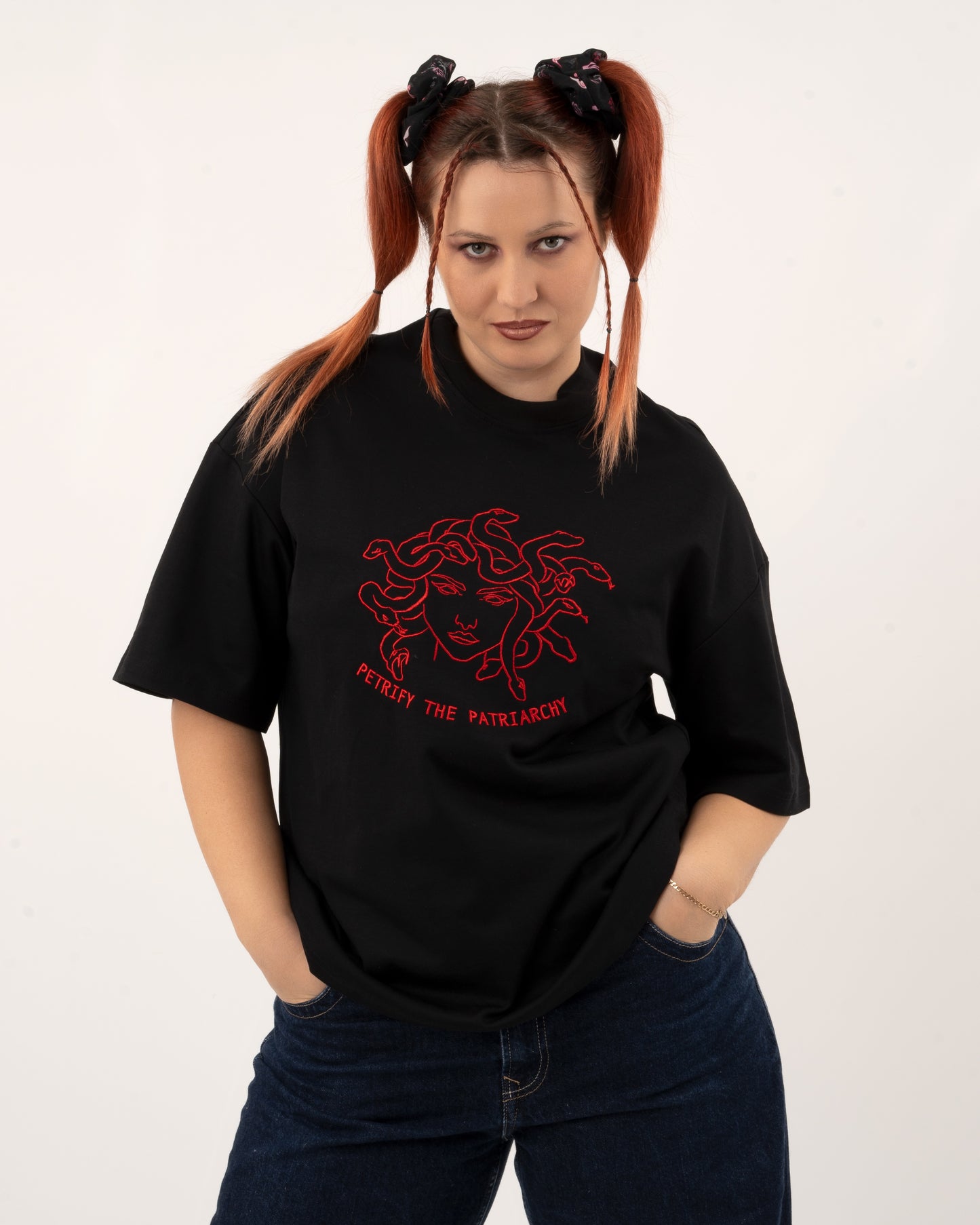 Petrify The Patriarchy - Black T-shirt