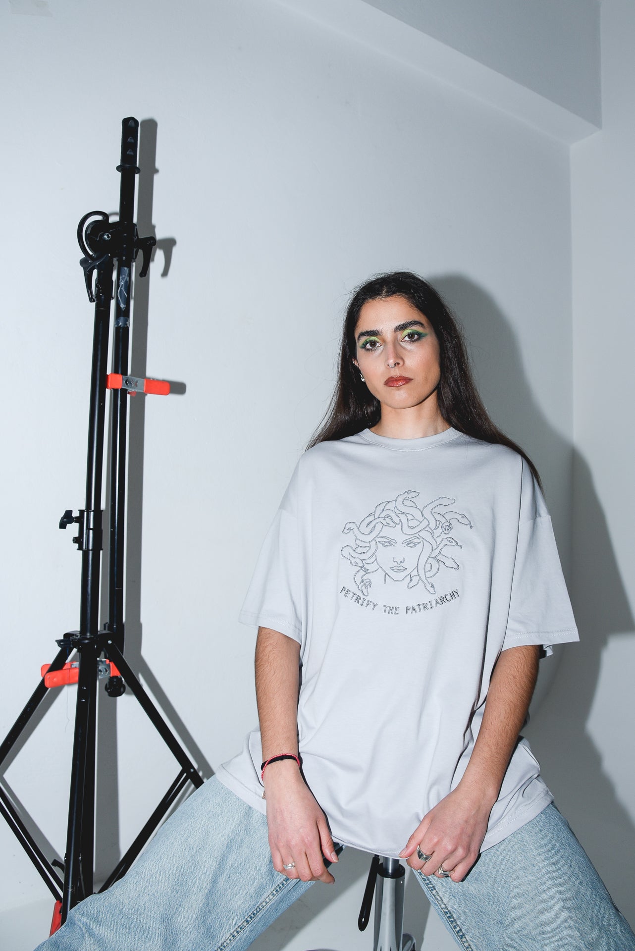 Petrify The Patriarchy - Grey Tshirt