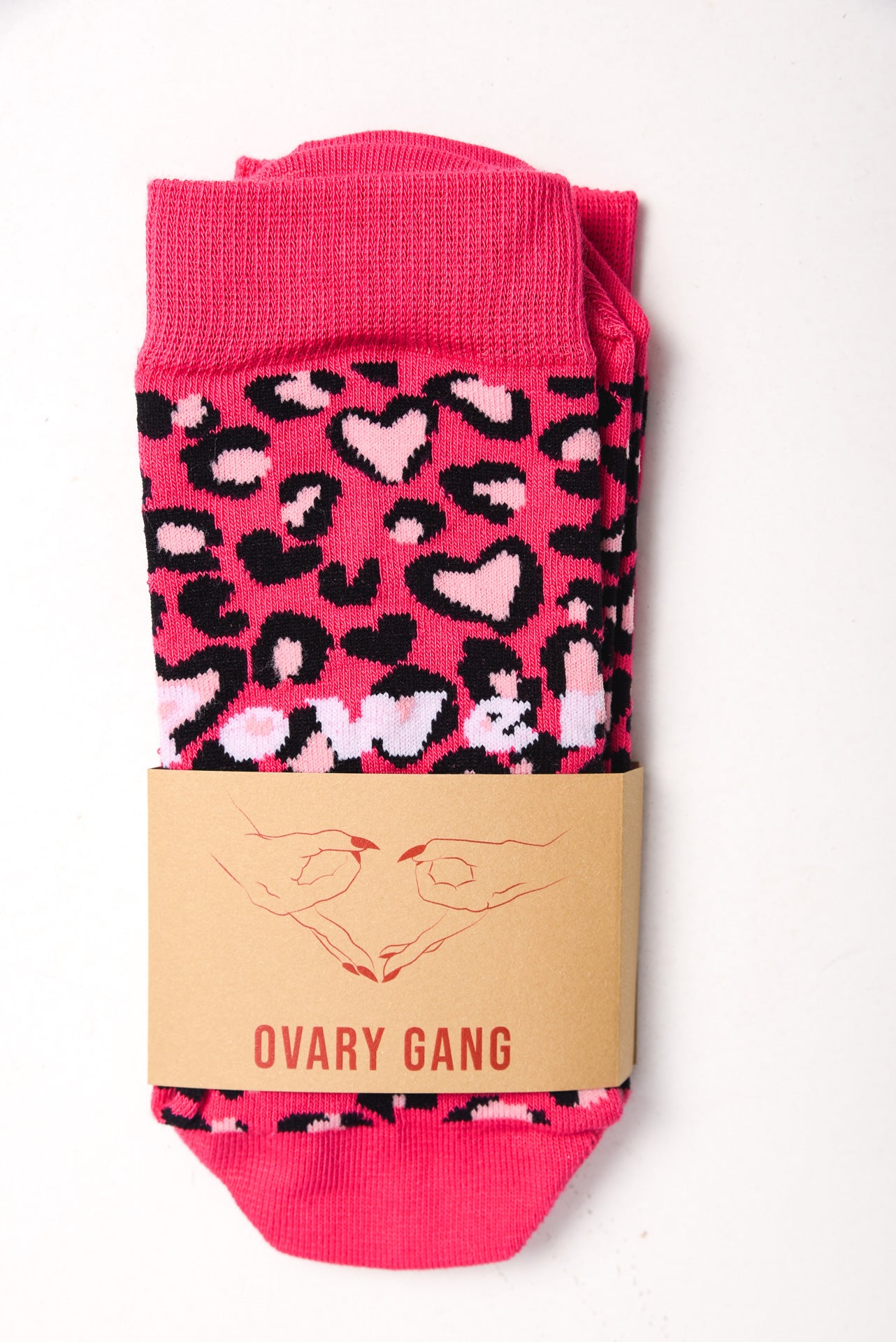 Girl Power Pink Leopard - Socks
