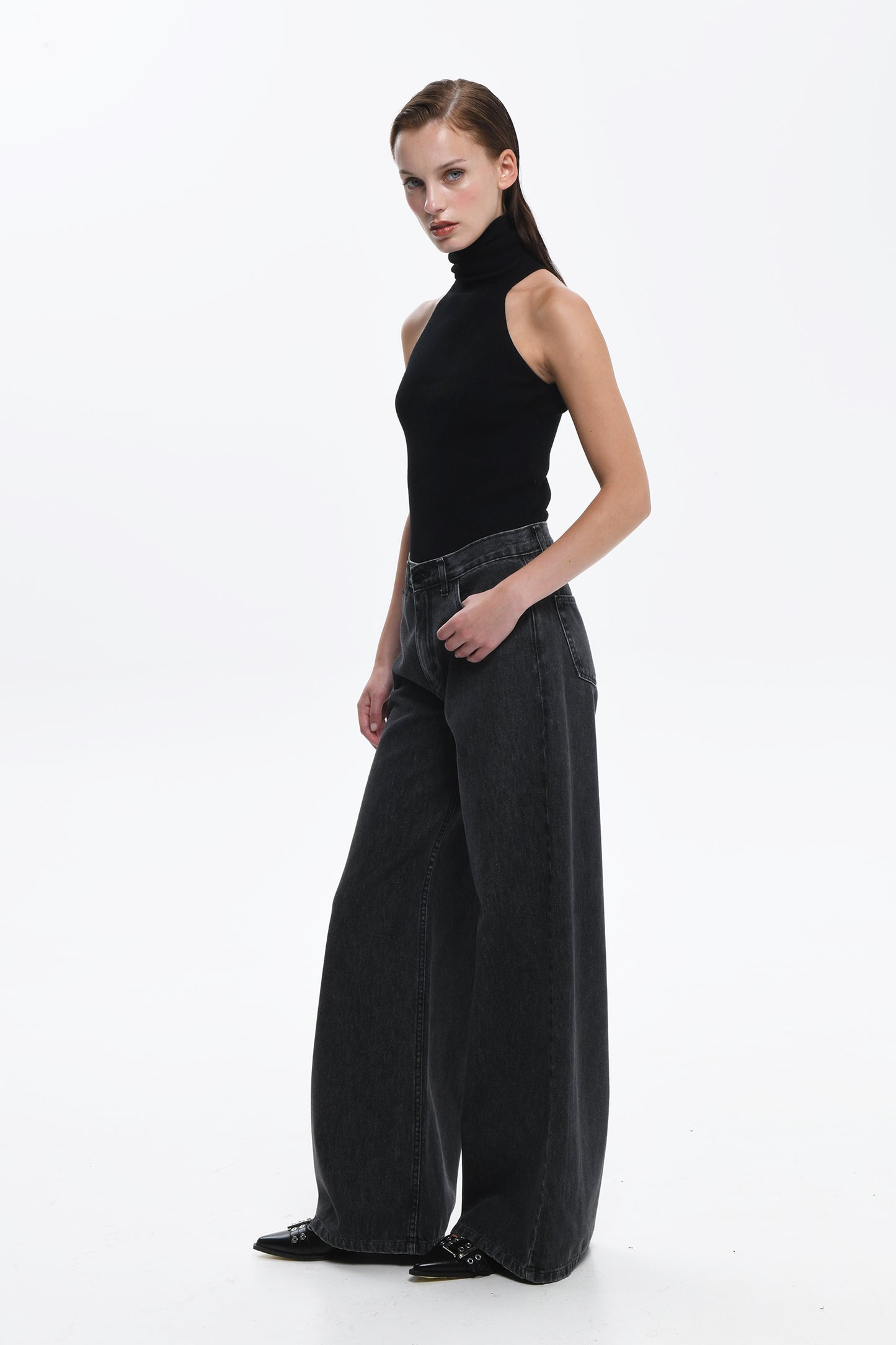 Bellen Denim (Stone black-Grey)