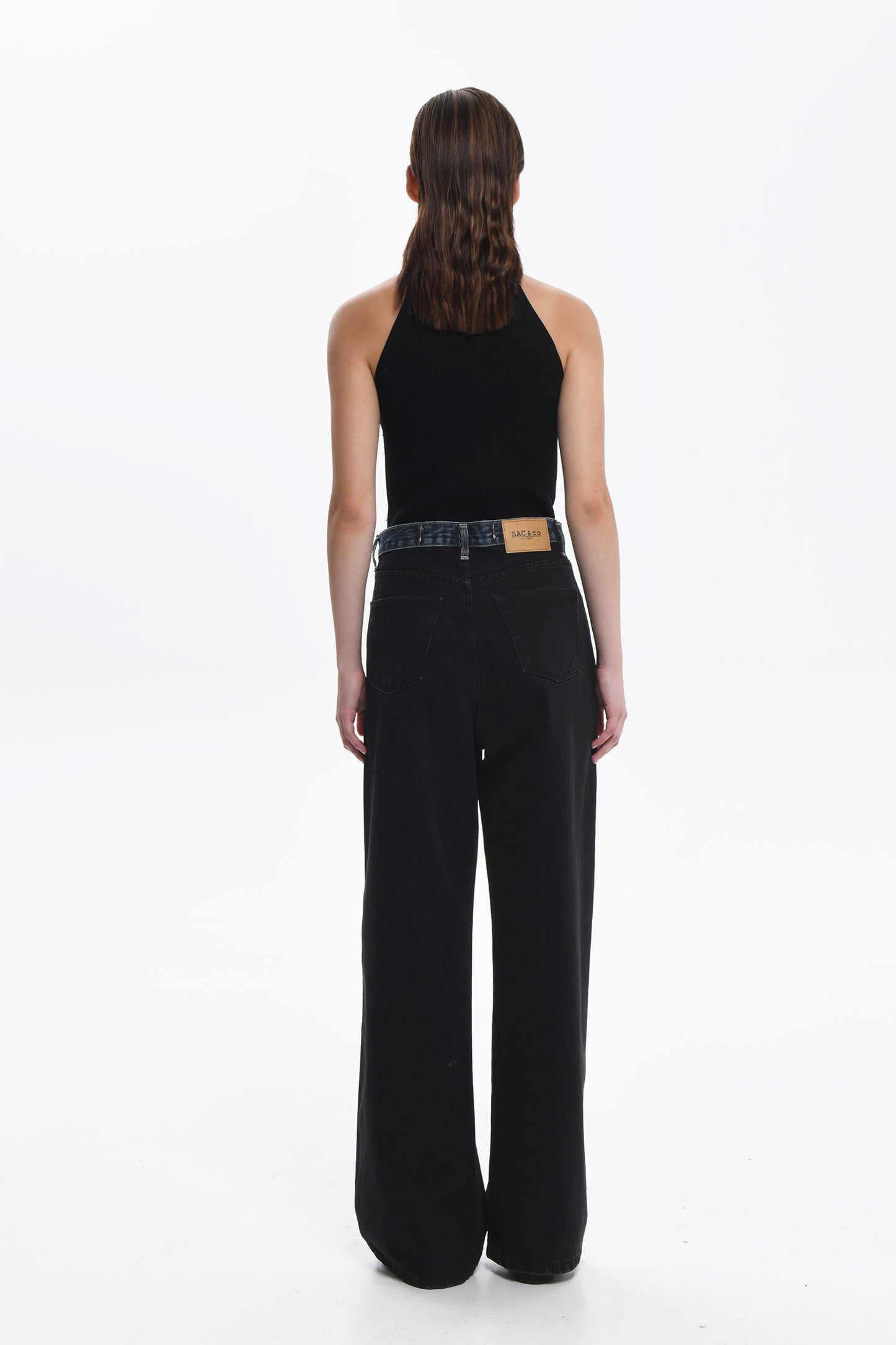 Ava Denim- BLACK/DARK BLUE