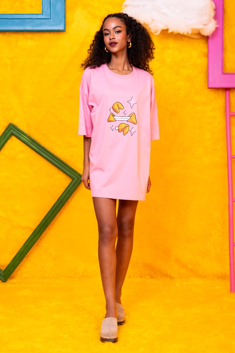 T-shirt Blouse Pink Lucky Cookies Κοντομάνικο Μπλουζάκι Petit Boutik