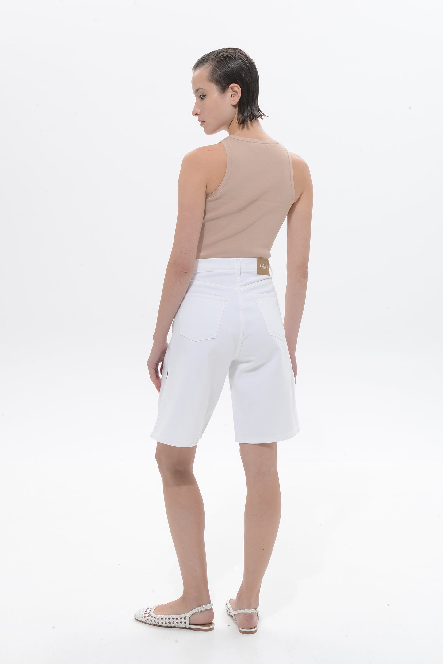 Daniela Shorts Bermuda White