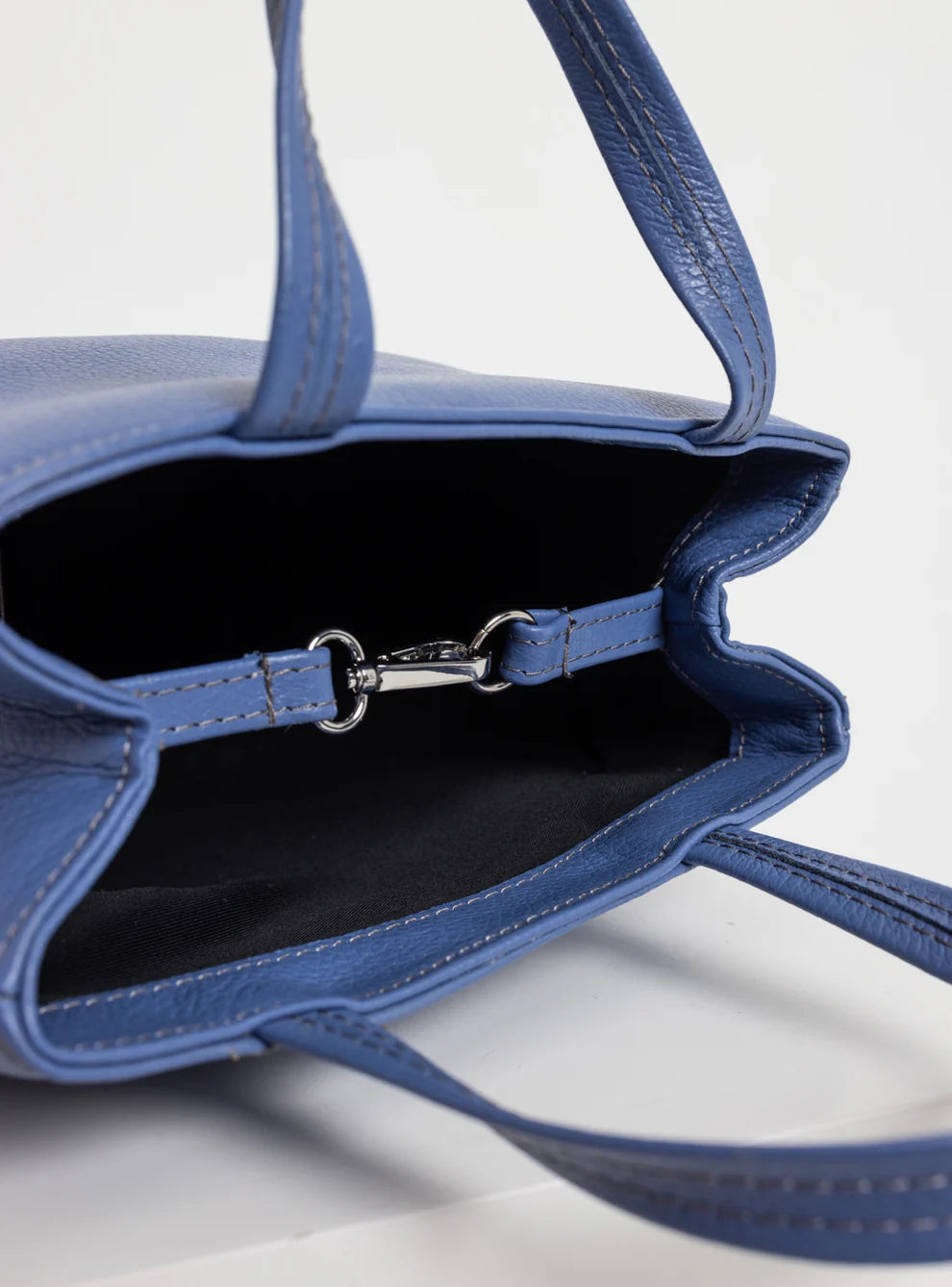 GRACE MINITOTE (federal blue dolaro genuine leather)