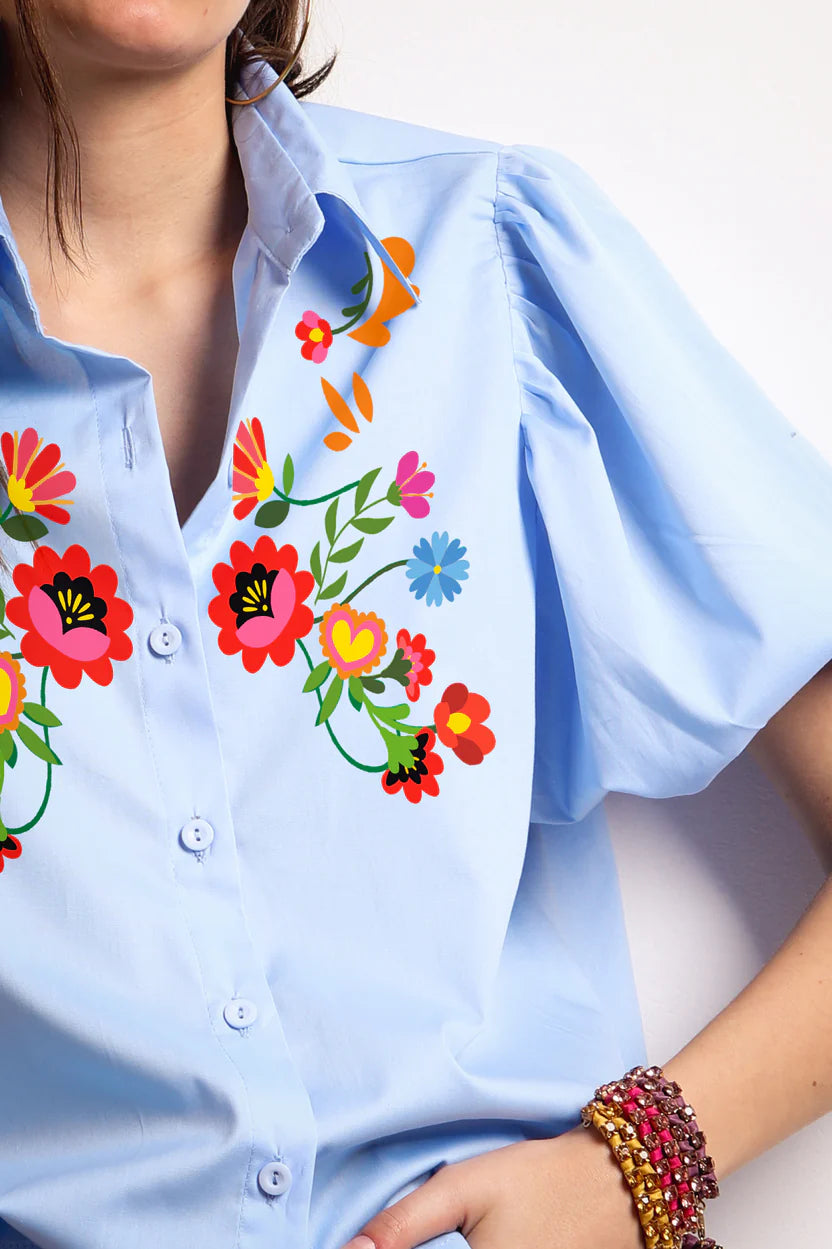 FRIDA SHIRT (light blue)
