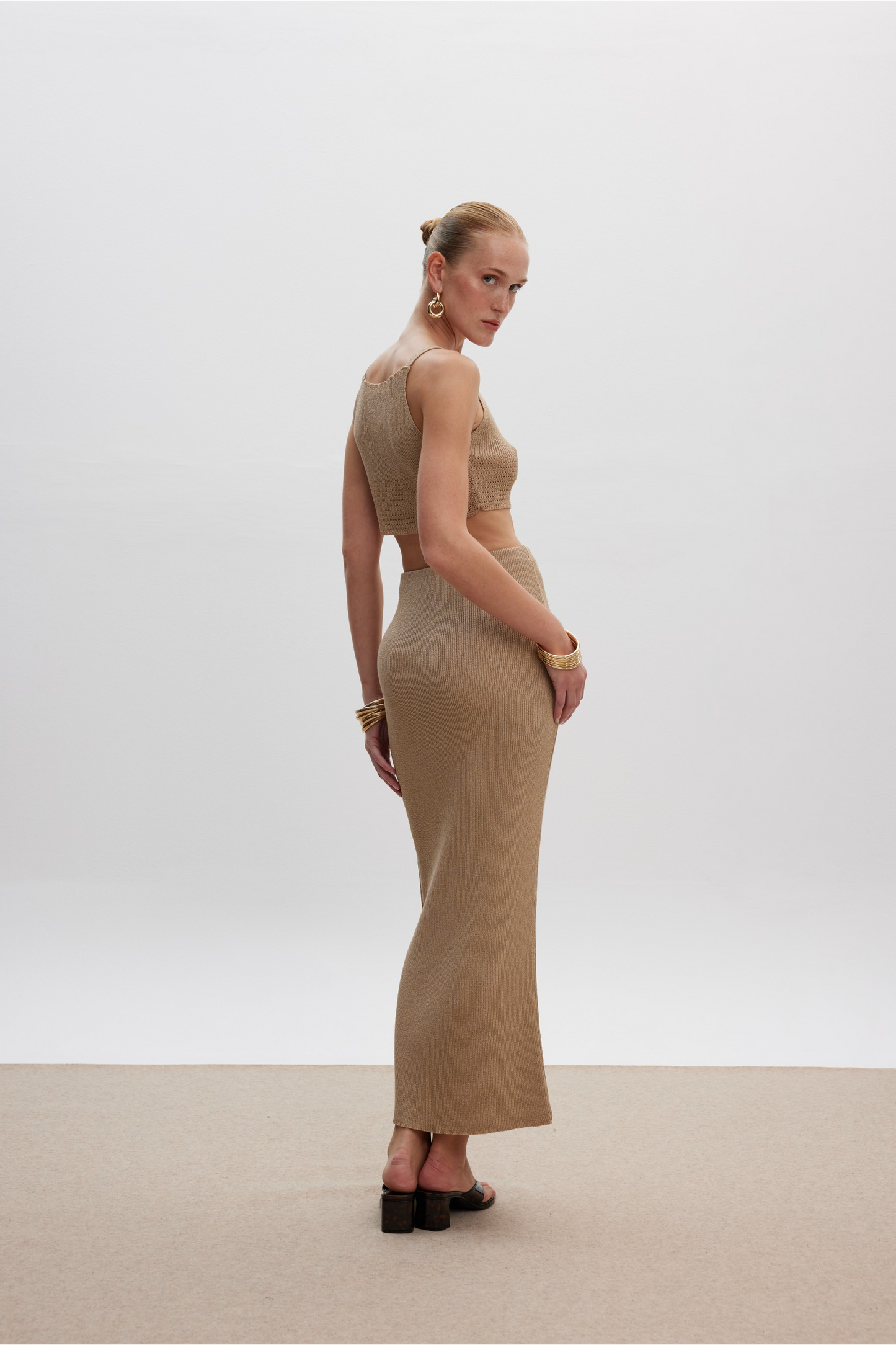 Bronze Goddess Knit Set