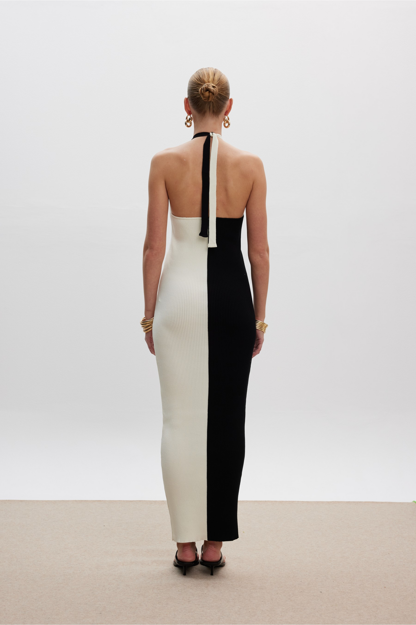 B&W Knit Dress