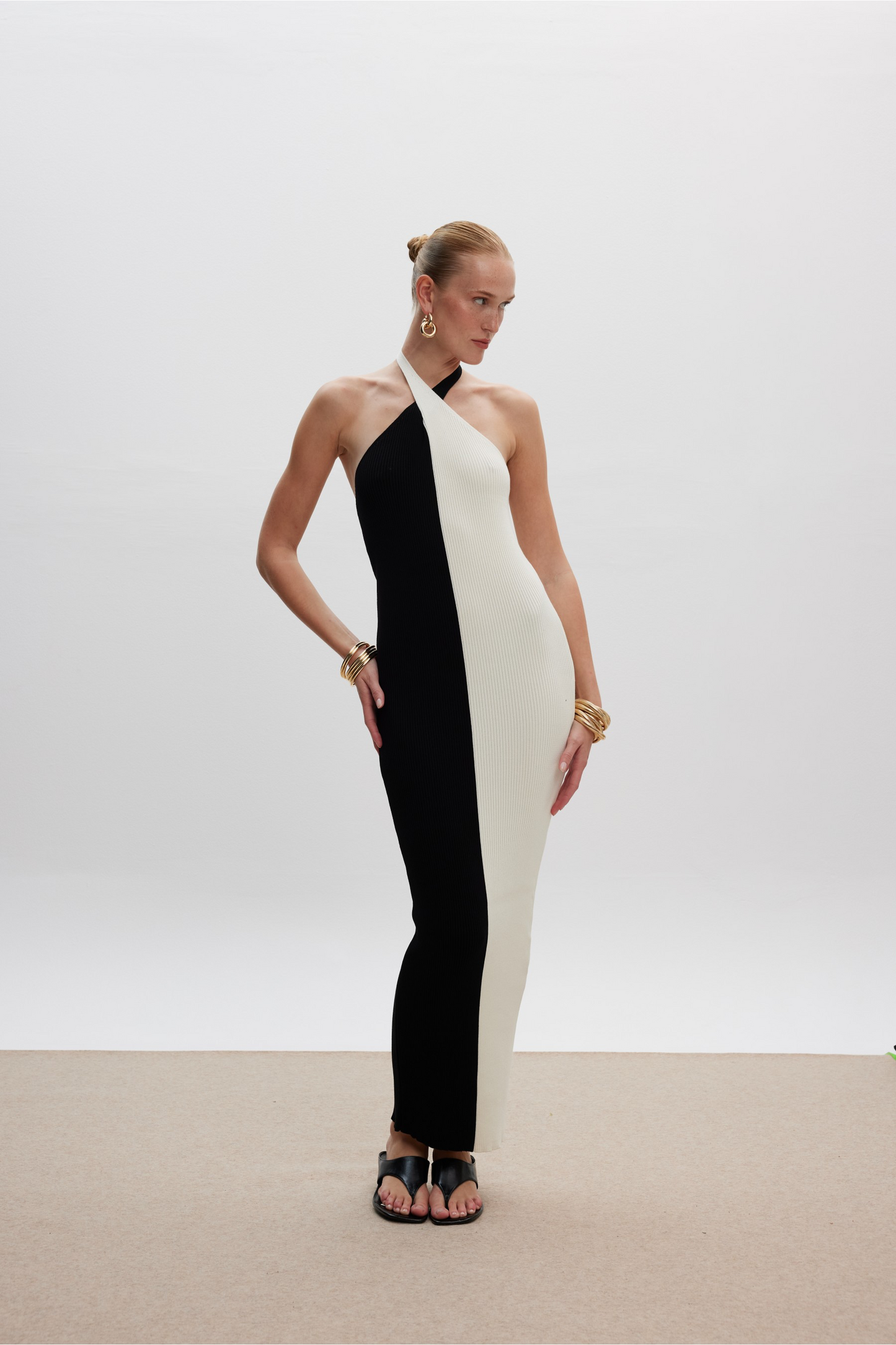 B&W Knit Dress