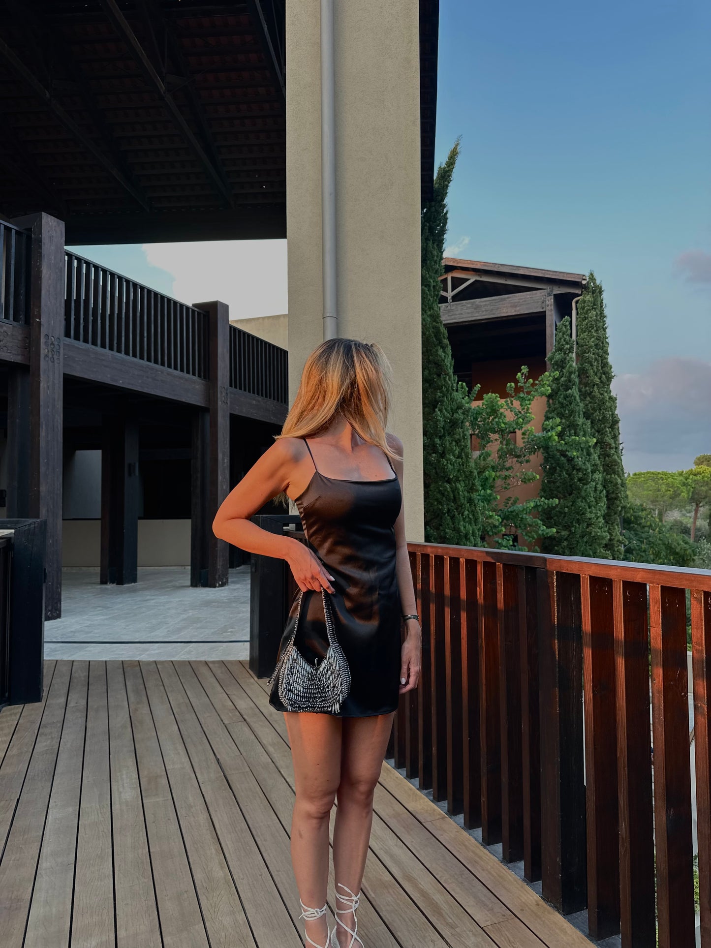 ''Black Honey'' Black Mini Dress