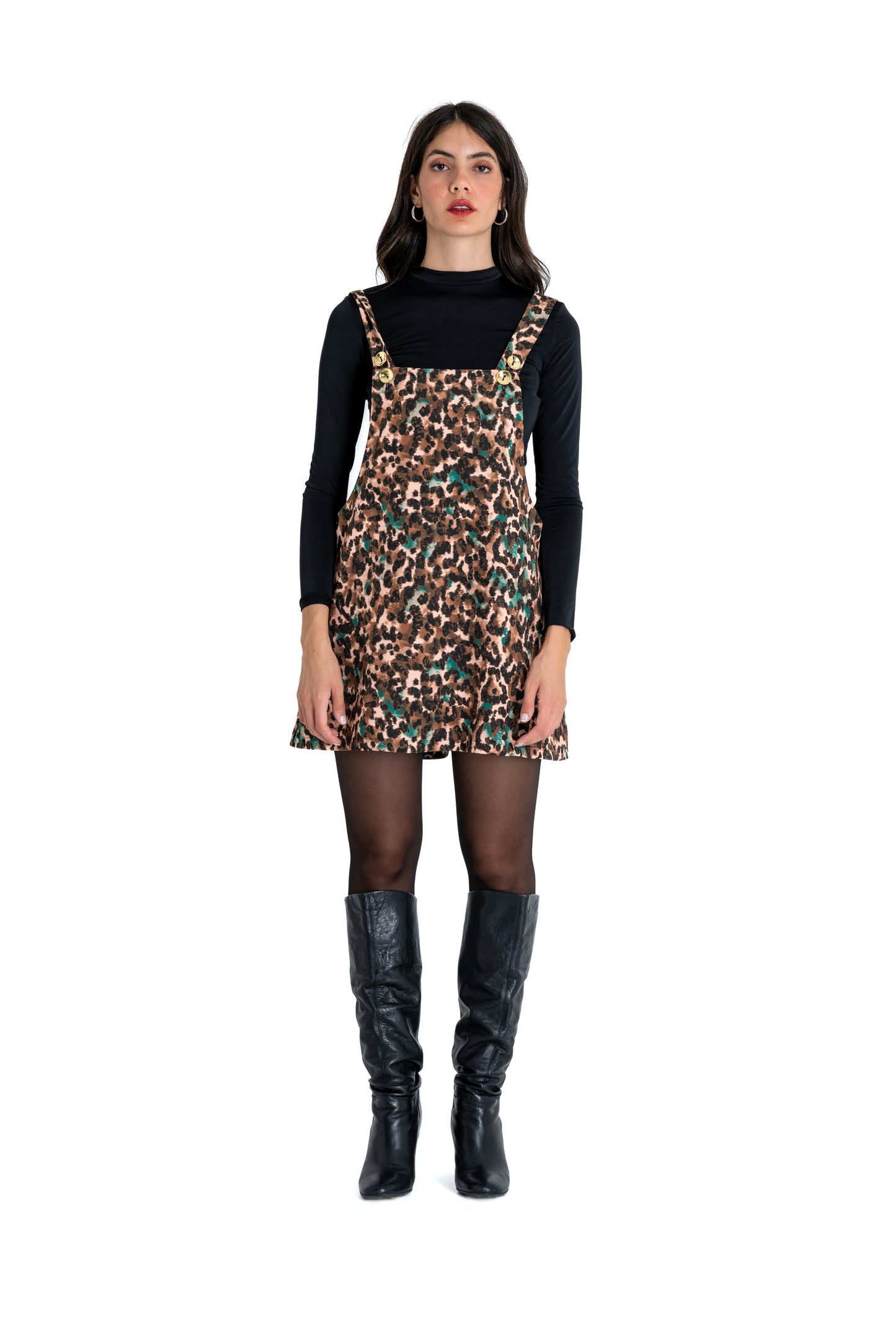 LORENNE DUNGAREES SKIRT