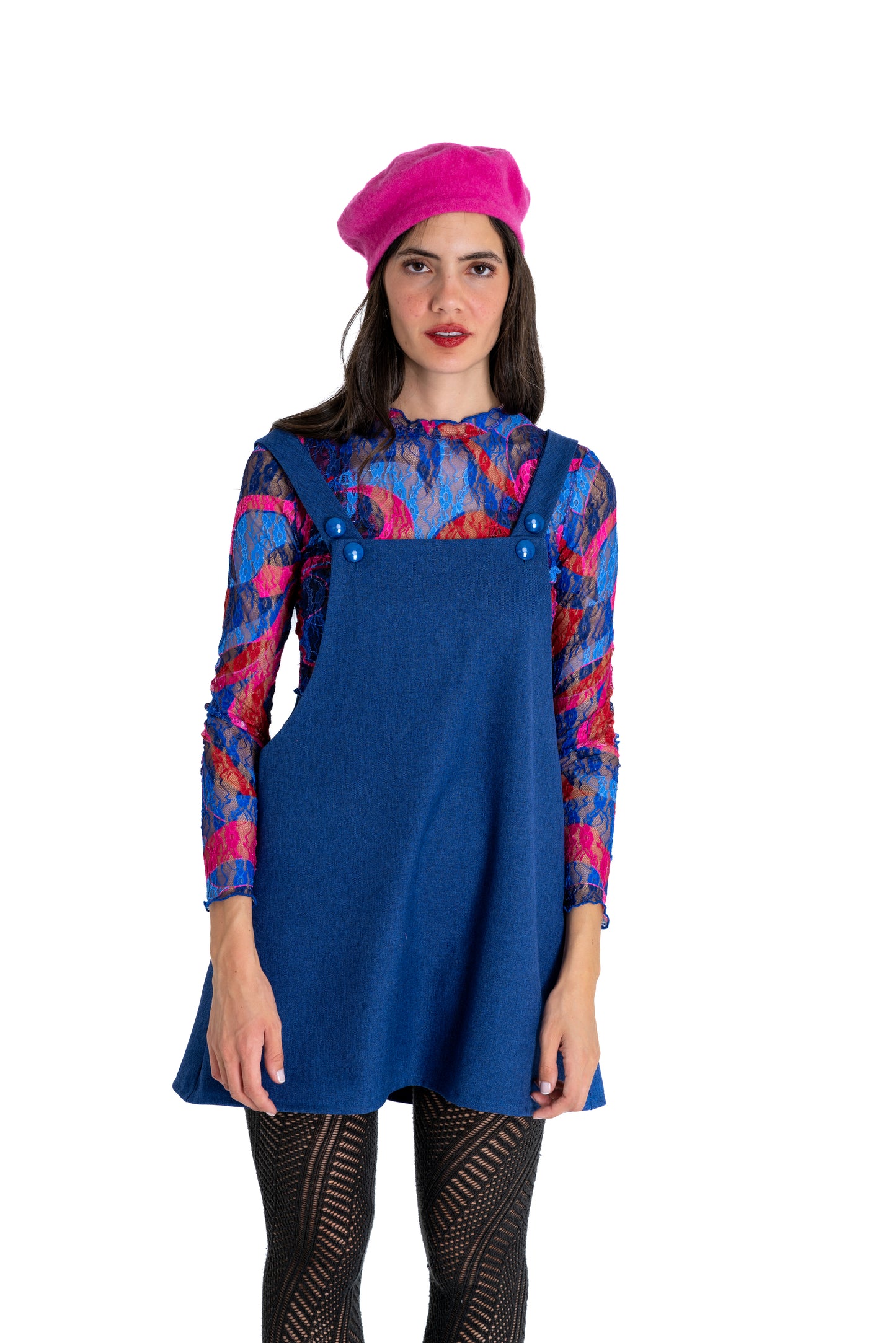 CARMELA DUNGAREES SKIRT