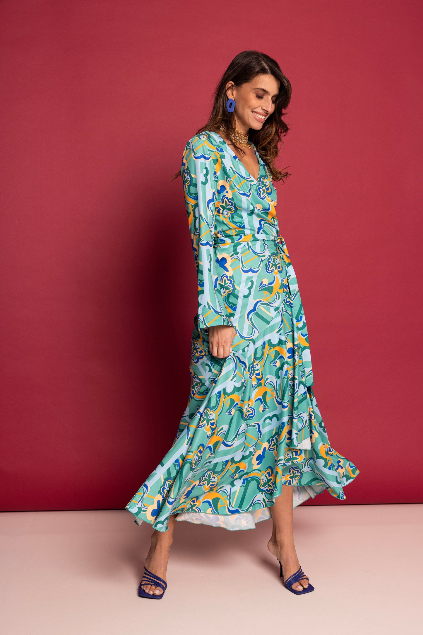 ARIETTA KIMONO DRESS