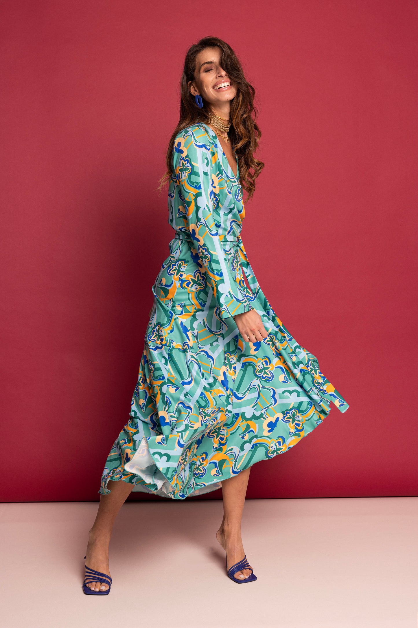 ARIETTA KIMONO DRESS